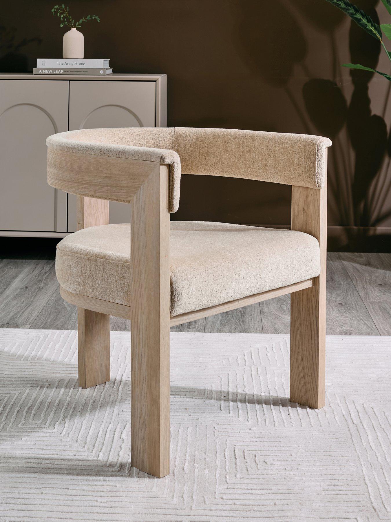 The Very Collection Arley Dining Chair - White Wash Oak/Natural - FSC® Certified