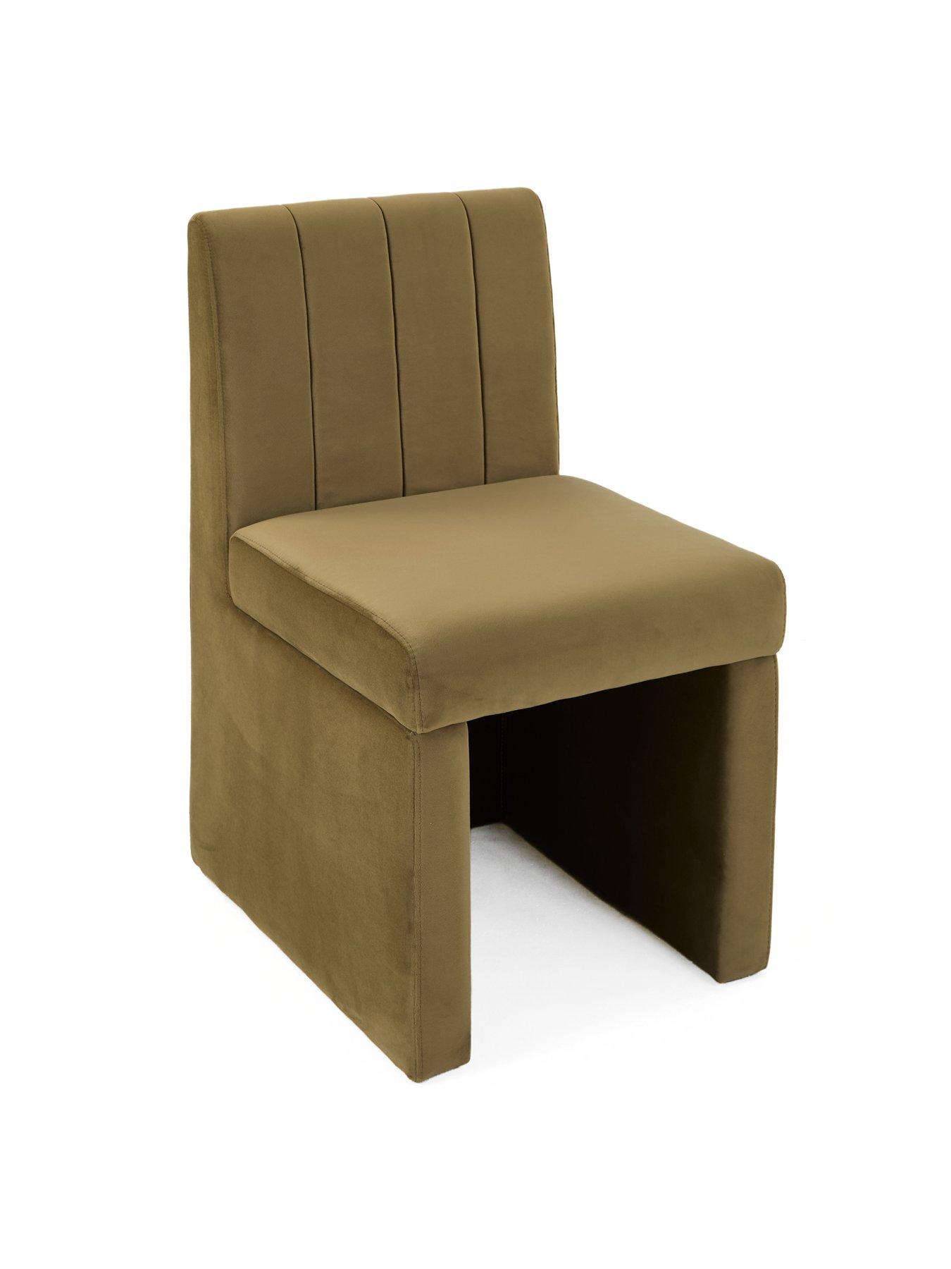 Image 3 of 6 of The Very Collection Sander Dining Chair - Moss Green