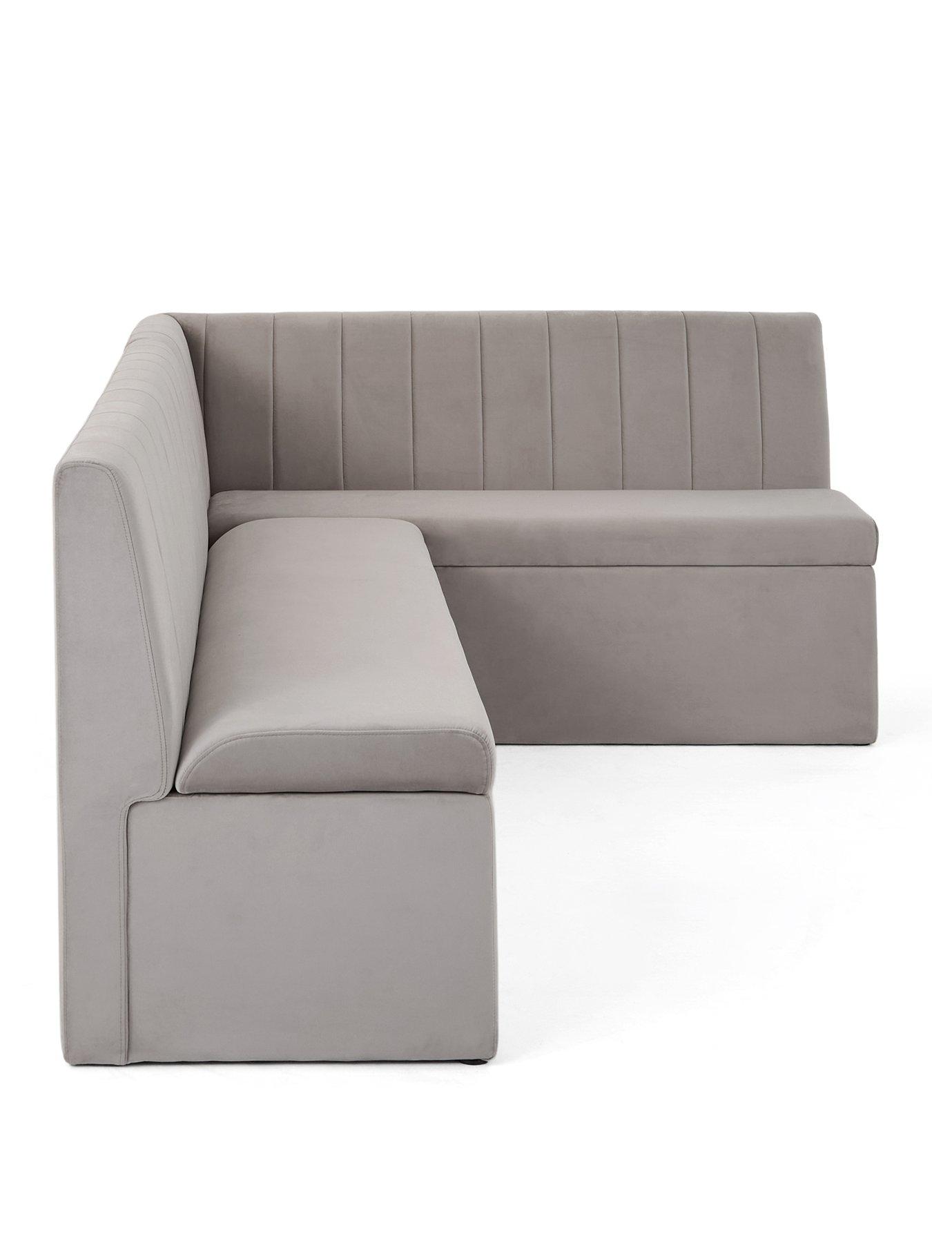 Image 2 of 7 of The Very Collection Sander Corner Storage Bench&nbsp;- Grey - FSC&reg; Certified