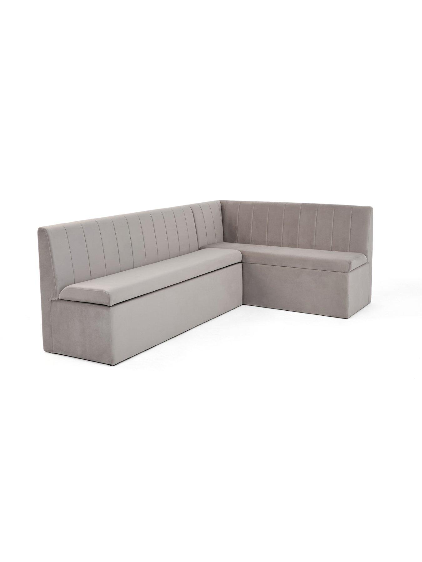 Image 3 of 7 of The Very Collection Sander Corner Storage Bench&nbsp;- Grey - FSC&reg; Certified