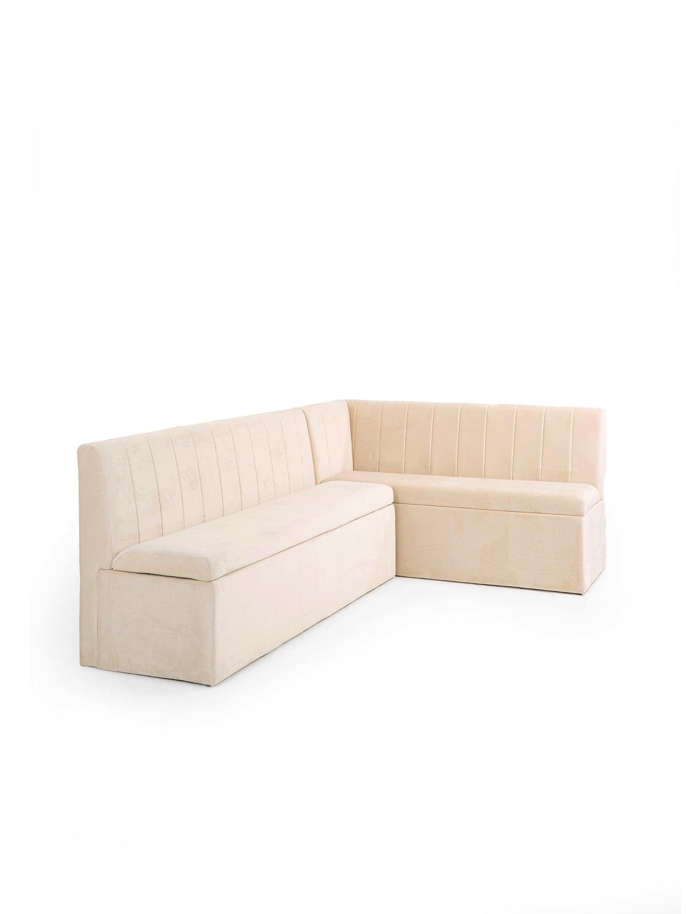 Image 3 of 7 of The Very Collection Sander Corner Storage Bench&nbsp;- Beige - FSC&reg; Certified