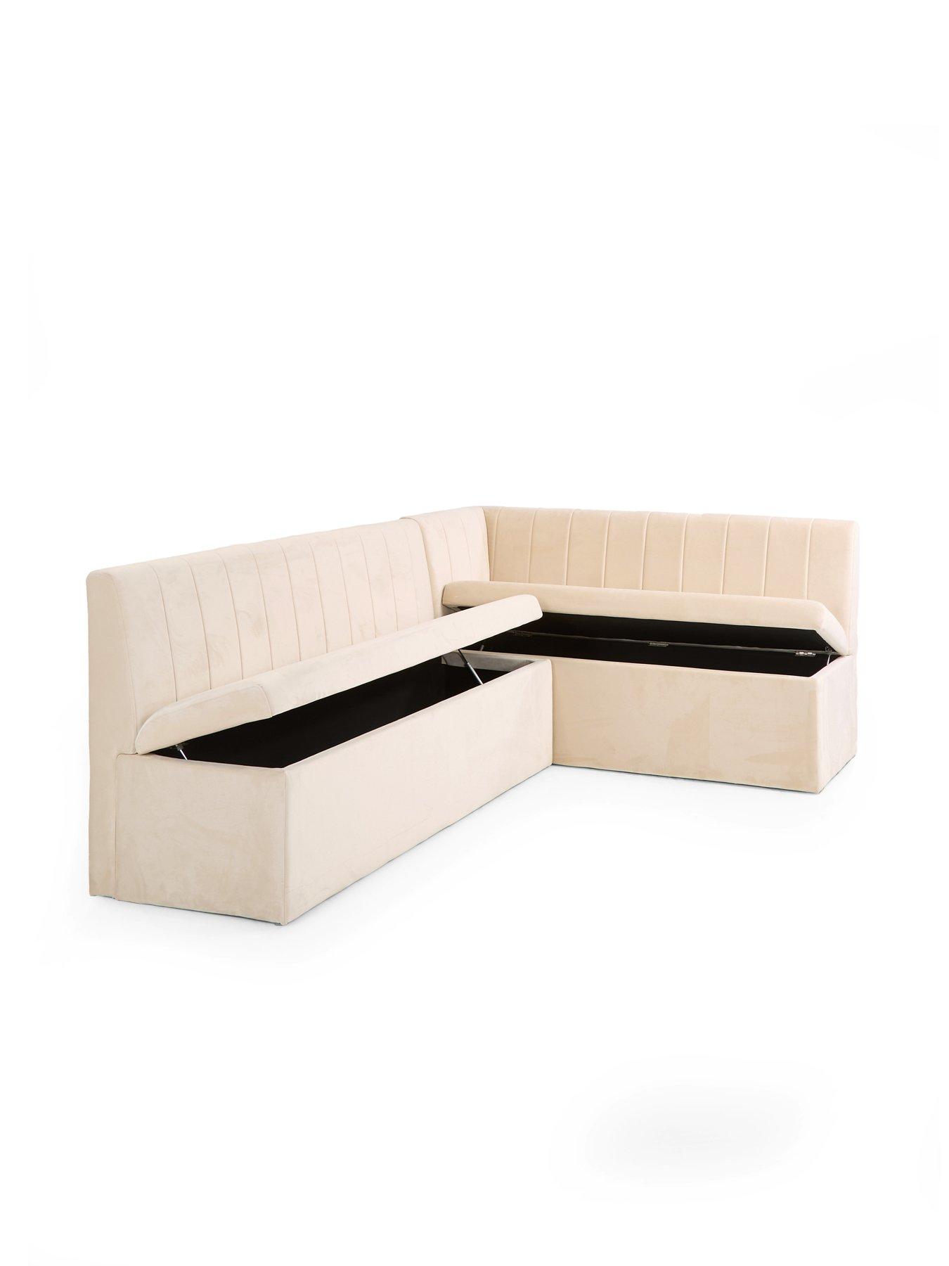 Image 4 of 7 of The Very Collection Sander Corner Storage Bench&nbsp;- Beige - FSC&reg; Certified