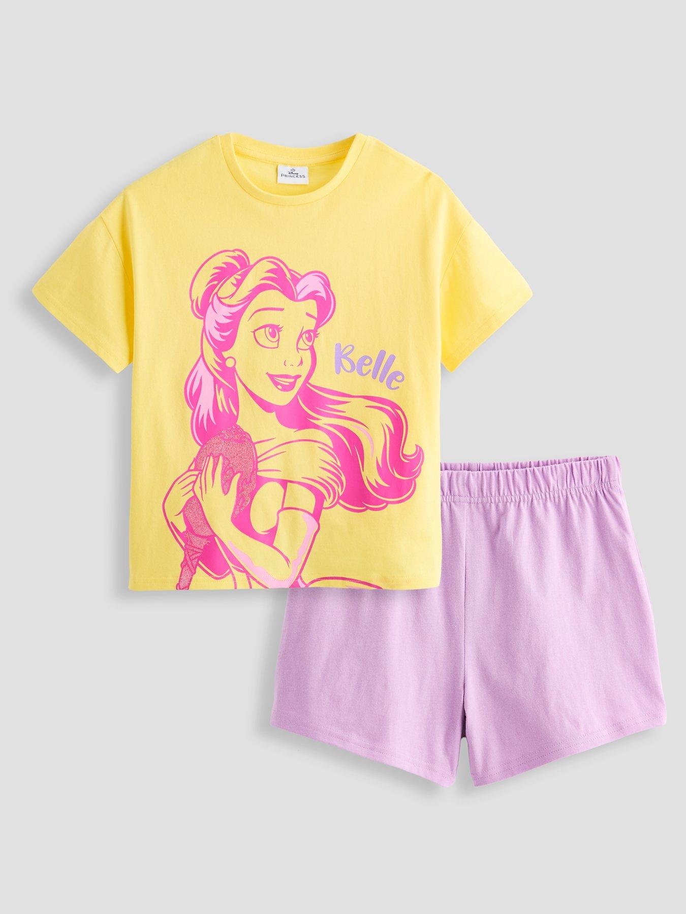 Image 2 of 5 of Disney Princess 2Pk Shortie Pyjamas - Multi