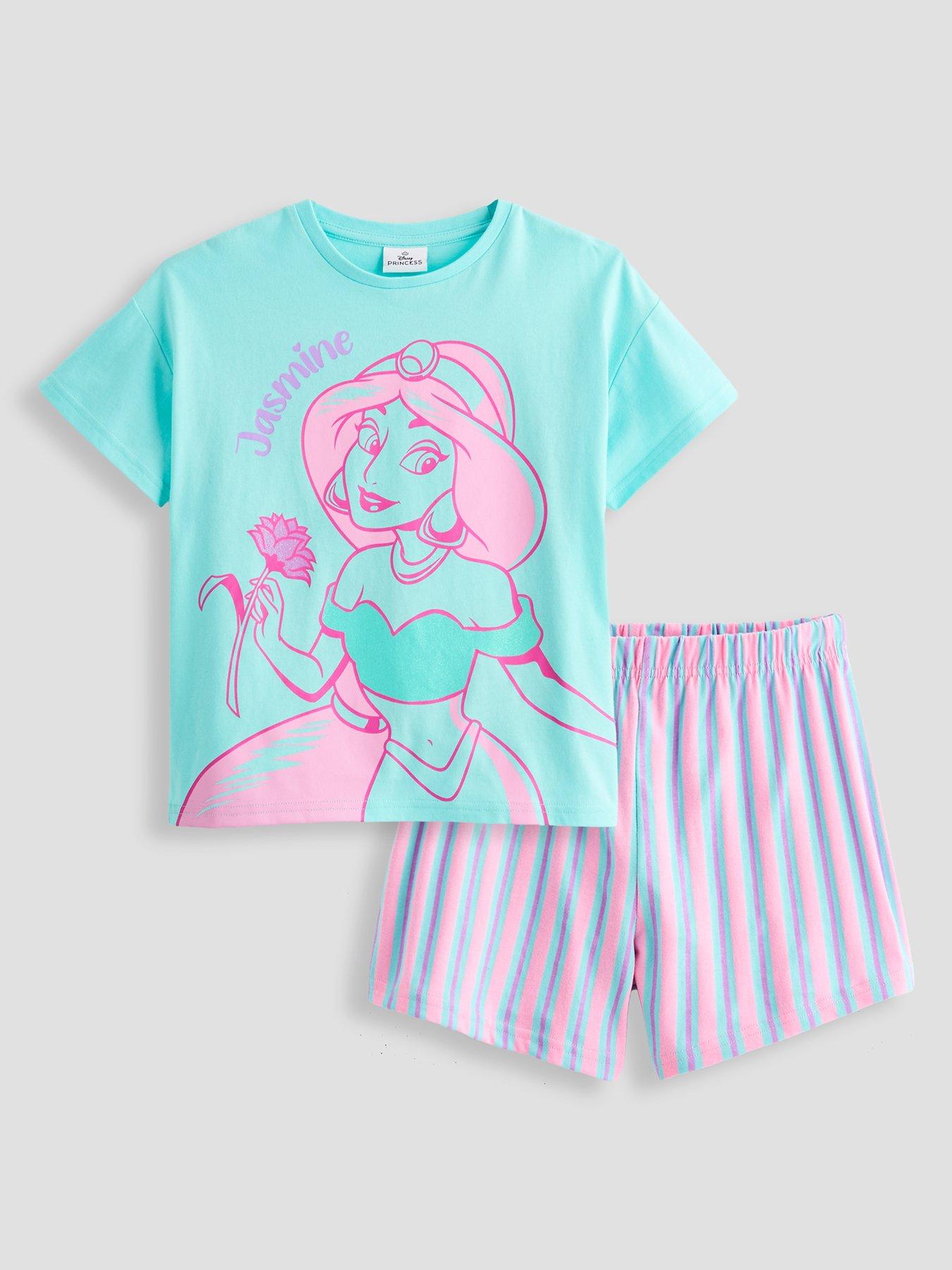 Image 3 of 5 of Disney Princess 2Pk Shortie Pyjamas - Multi