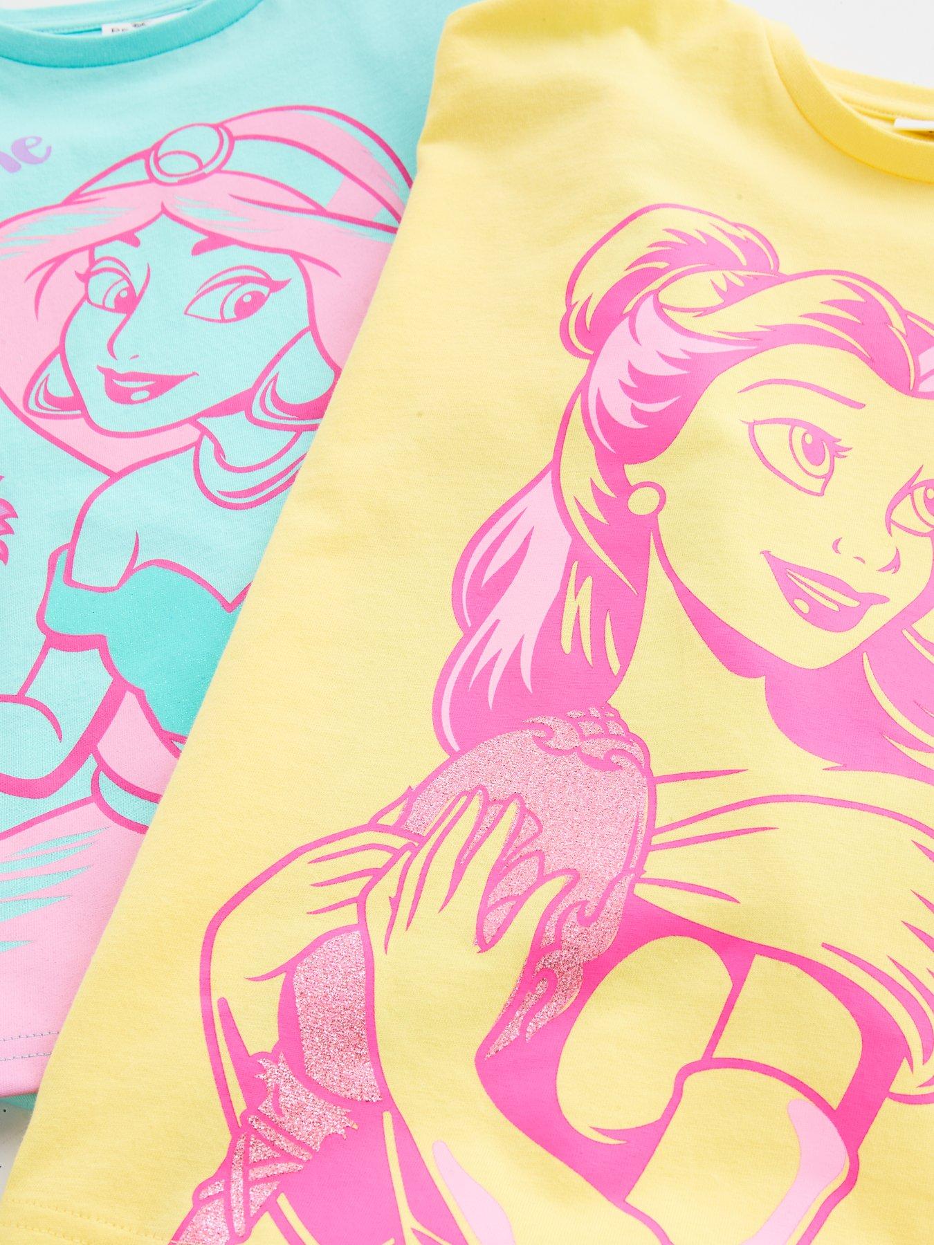 Image 5 of 5 of Disney Princess 2Pk Shortie Pyjamas - Multi