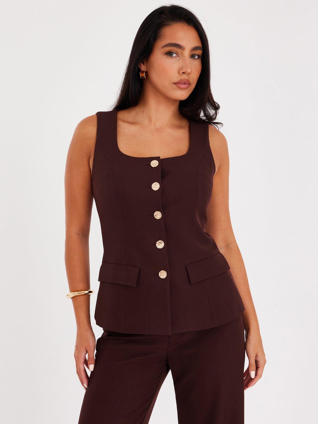 quiz-brown-button-front-waistcoat