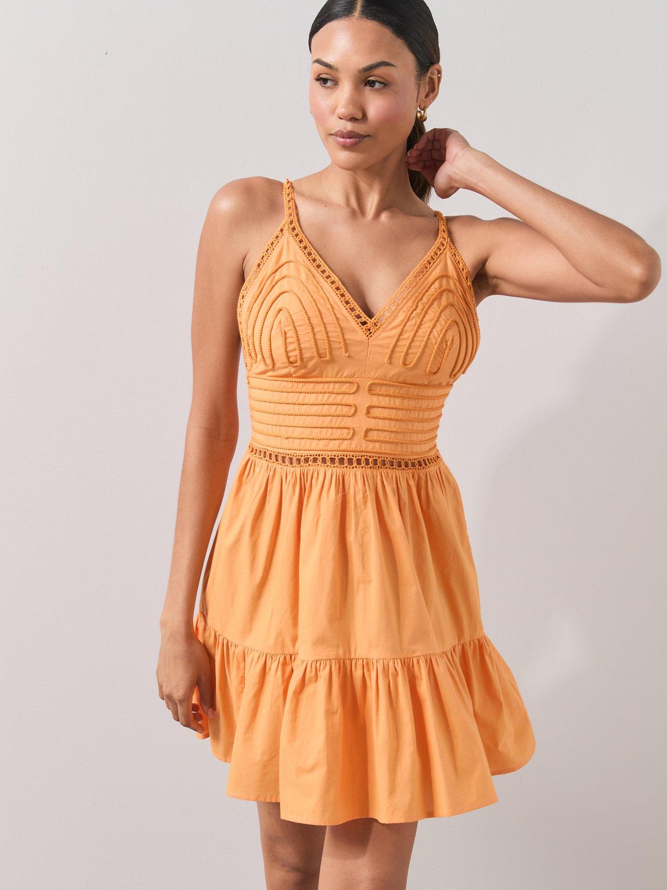 The Very Collection Tiered Mini Dress - Multi