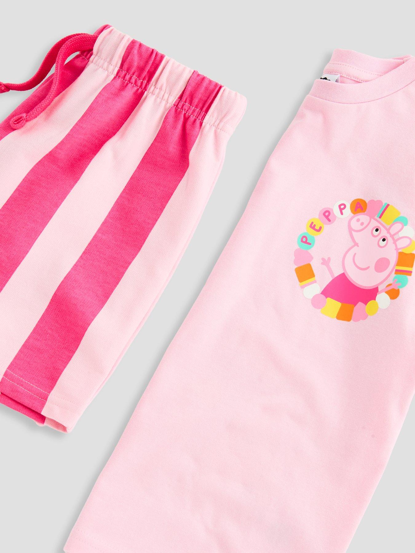 Image 3 of 4 of The Very Collection Friendship Bracelet Stripe Short Set - Pink