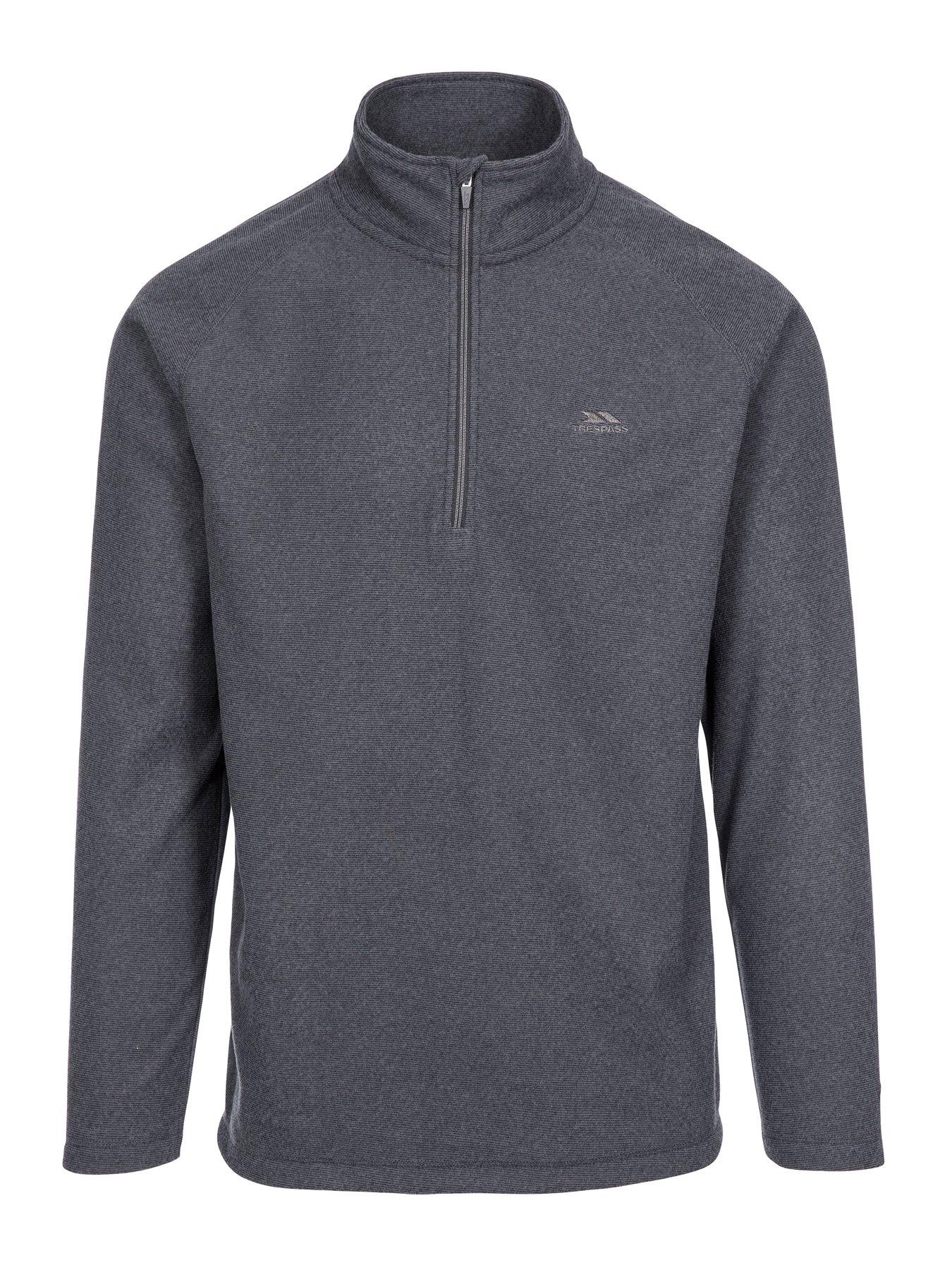 Trespass Mens Keynote Fleece - Charcoal