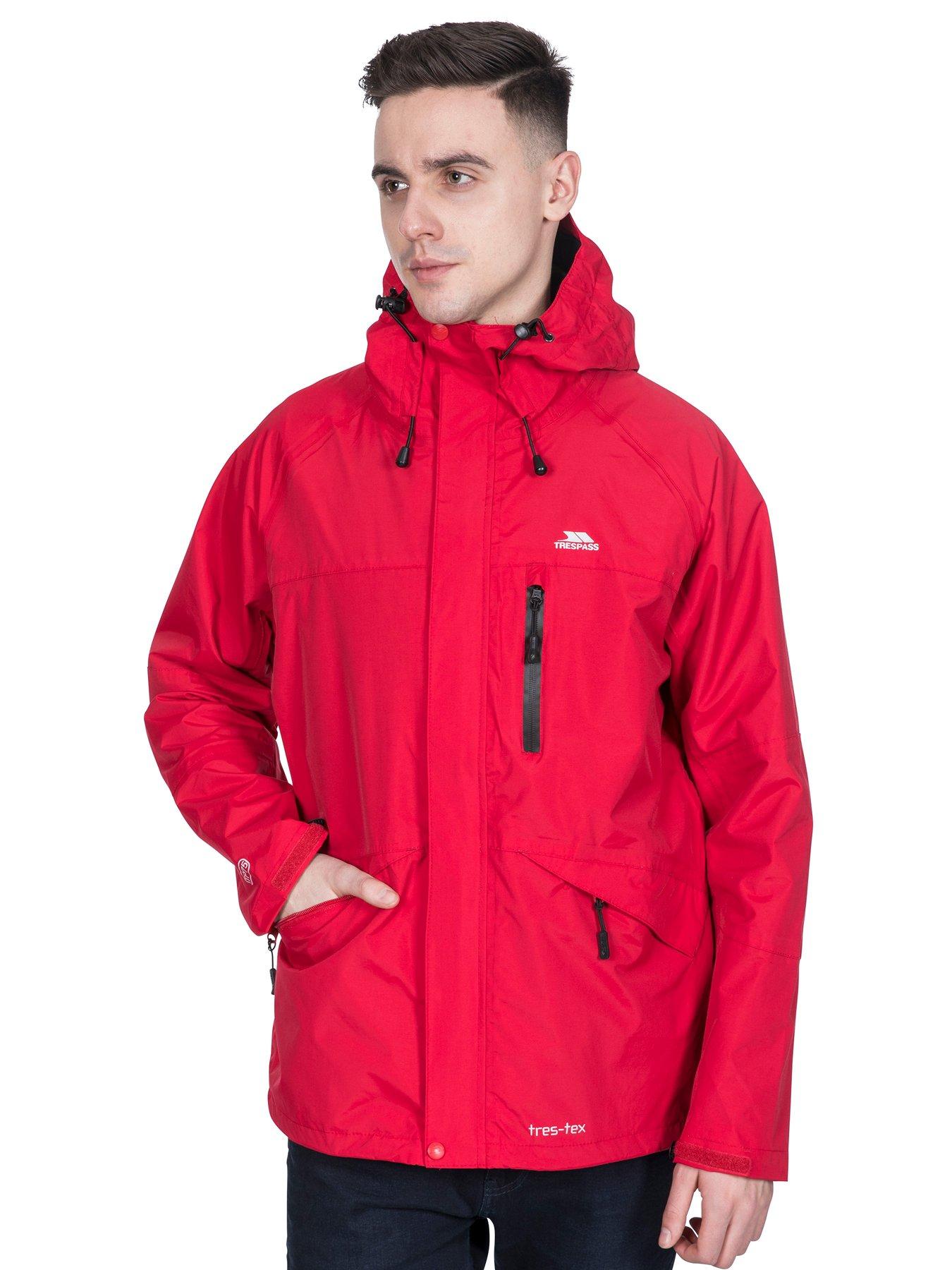 Trespass Mens Corvo Jacket - Red