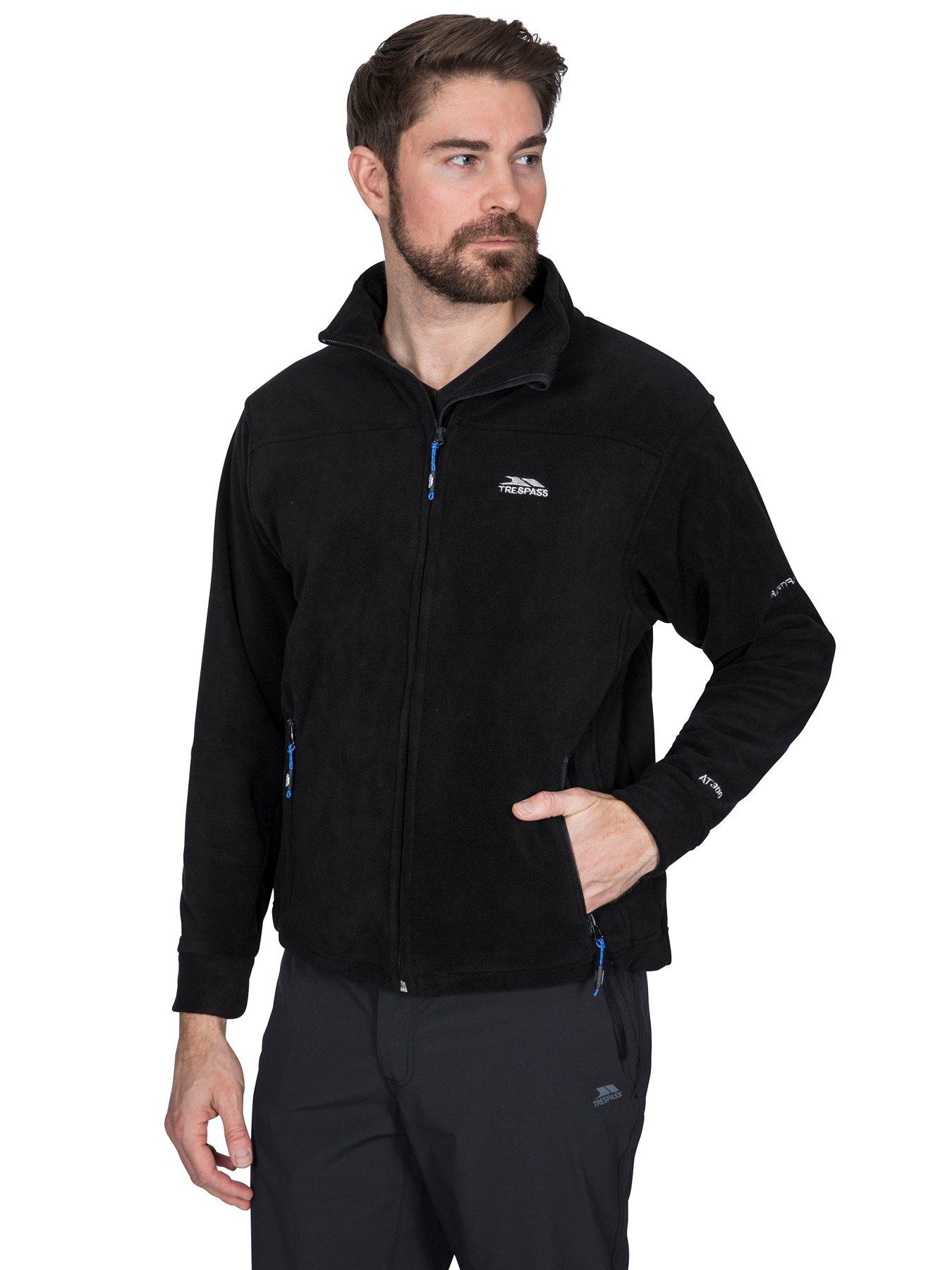 Trespass Mens Bernal Fleece, Black, Size L, Men