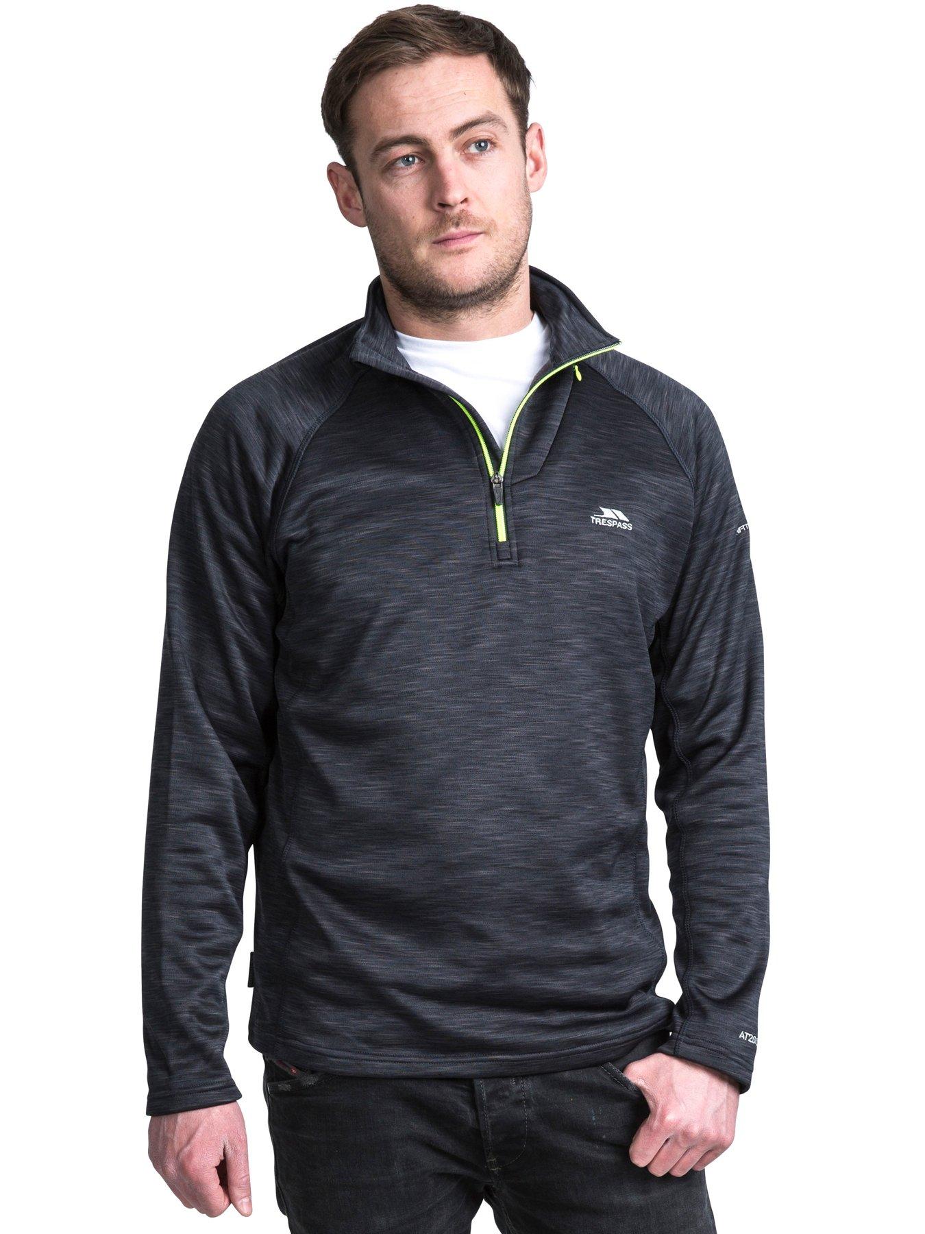 Trespass Mens Collins Fleece - Black