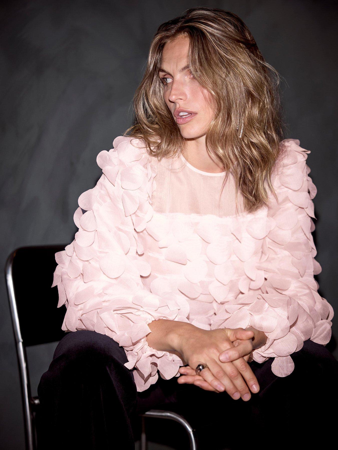 Image 2 of 6 of Mint Velvet Pink Texture Top