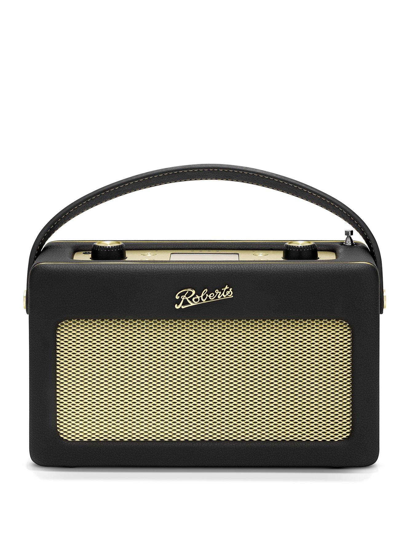 Roberts REVIVAL ICONBK DAB+/FM/Internet Radio with Bluetooth, Alexa & Streaming