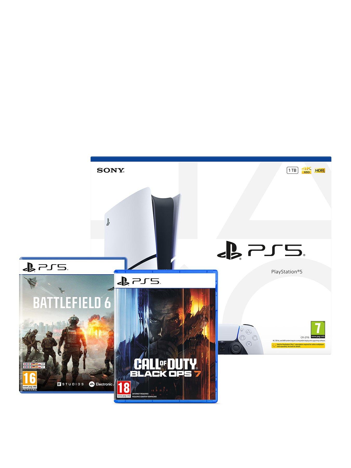 Image 1 of 8 of Playstation PlayStation&reg;5 Disc Console &ndash; 1TB with Battlefield 6 &amp; Call of Duty: Black Ops 7