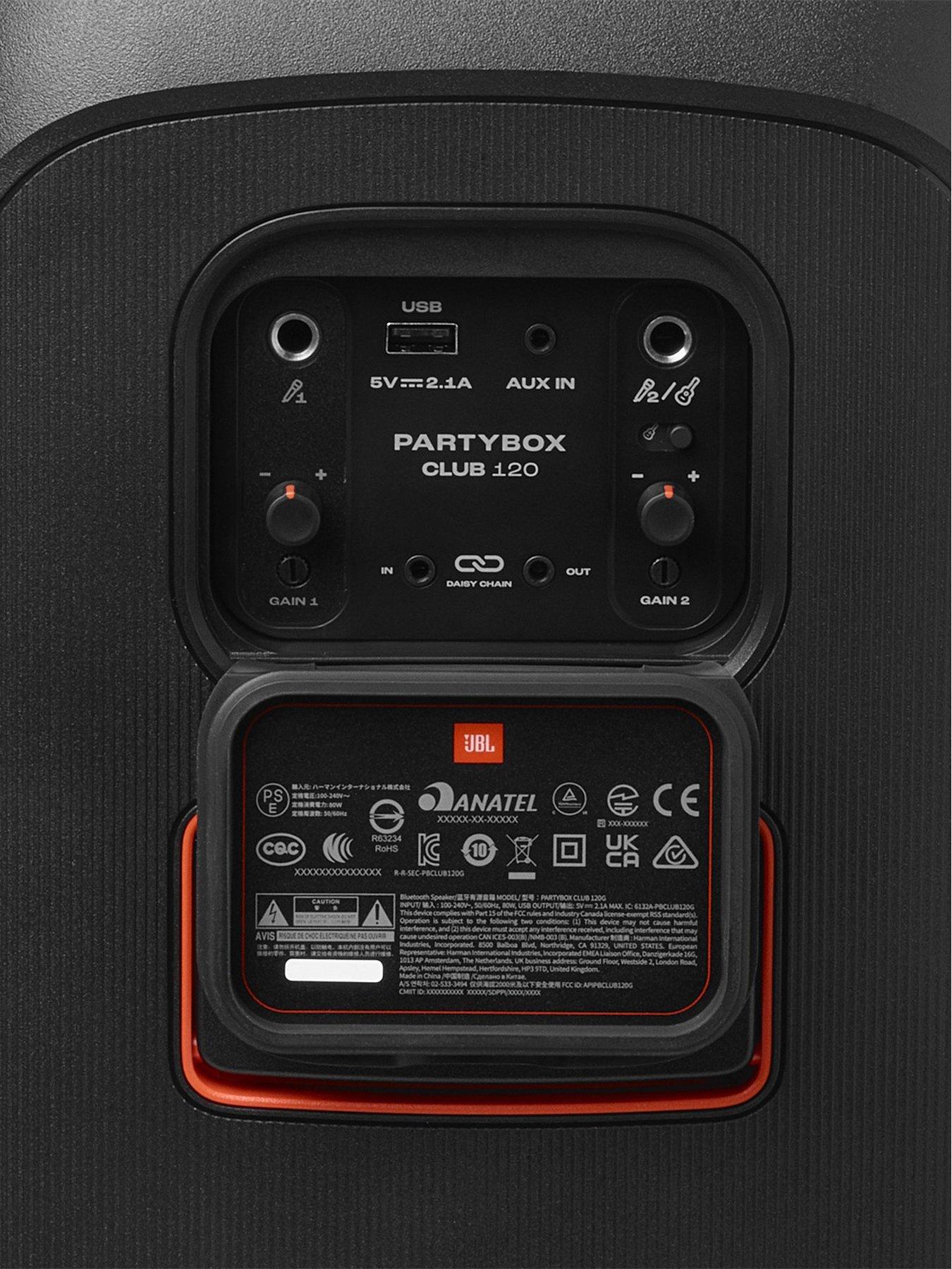 Image 6 of 7 of JBL PartyBox 120 Portable Party Speaker with Lights