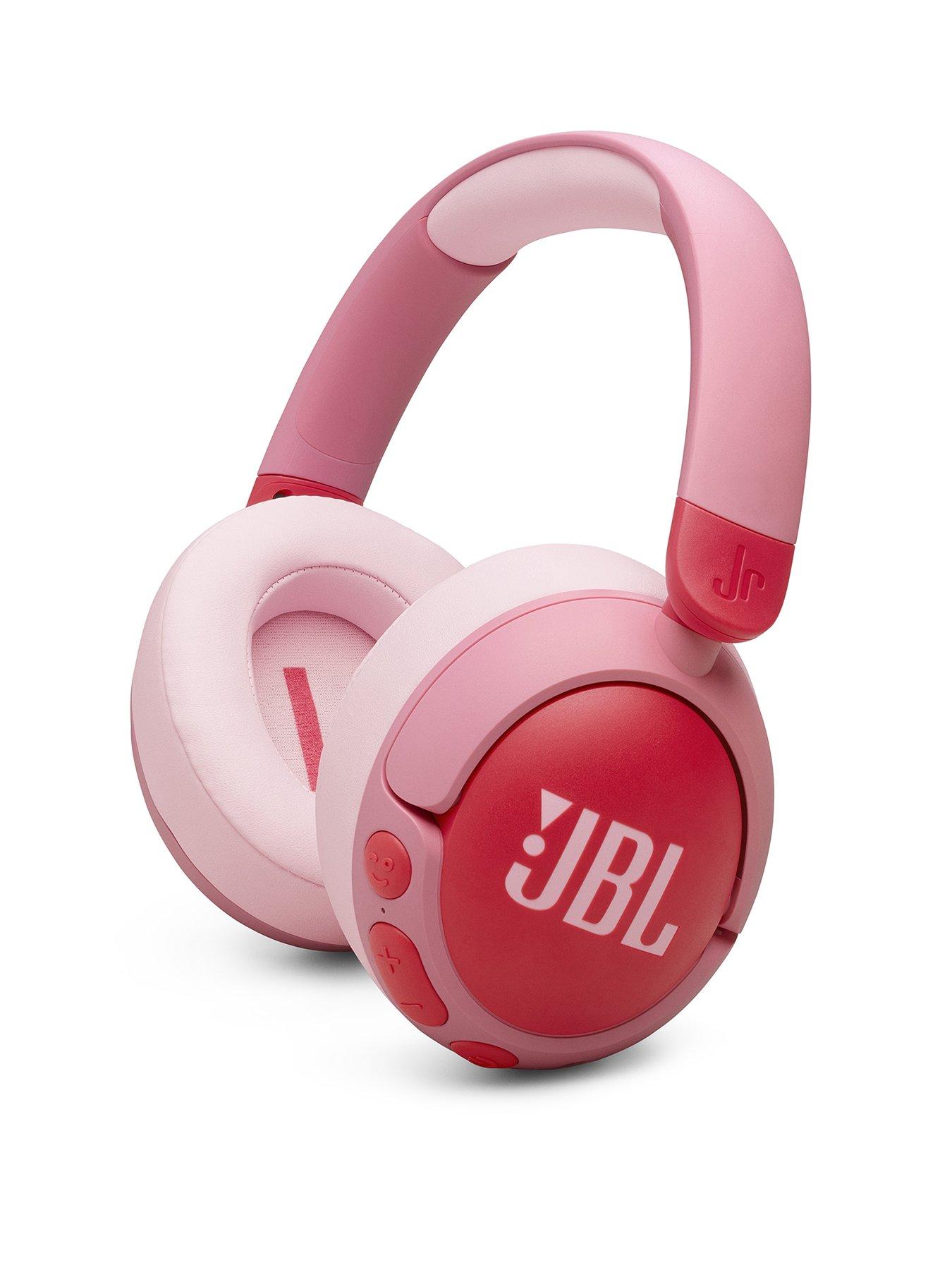 JBL Junior 470NC, Kids wireless over-ear Noise Cancelling headphones, reduced volume for safe listening
