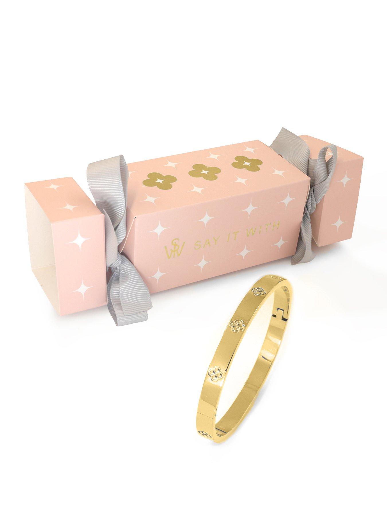 Say It With Christmas Cracker - Yellow Gold