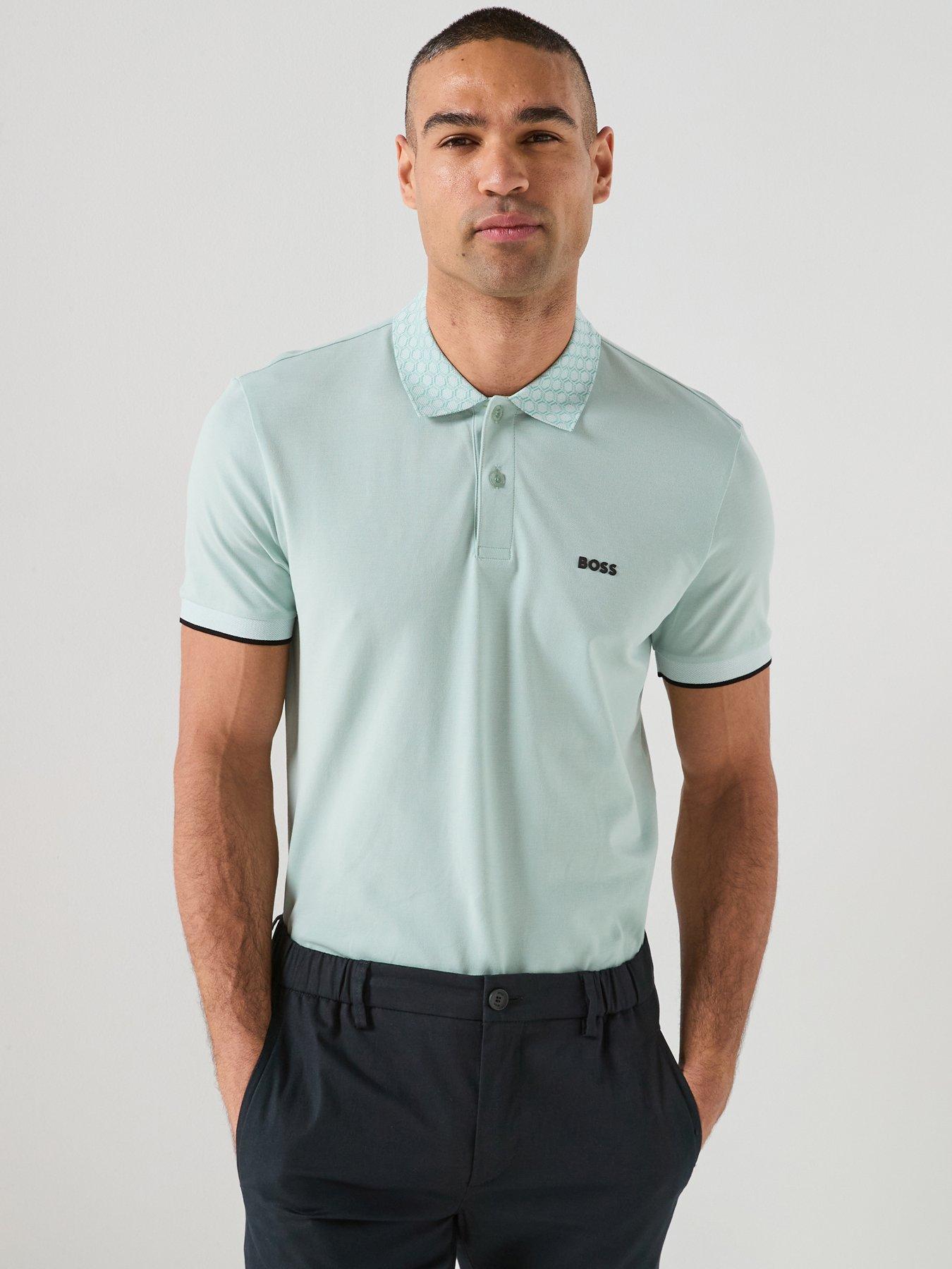 BOSS Mens Golf Chip Paddy Polo Shirt, Blue, Size Xl, Men