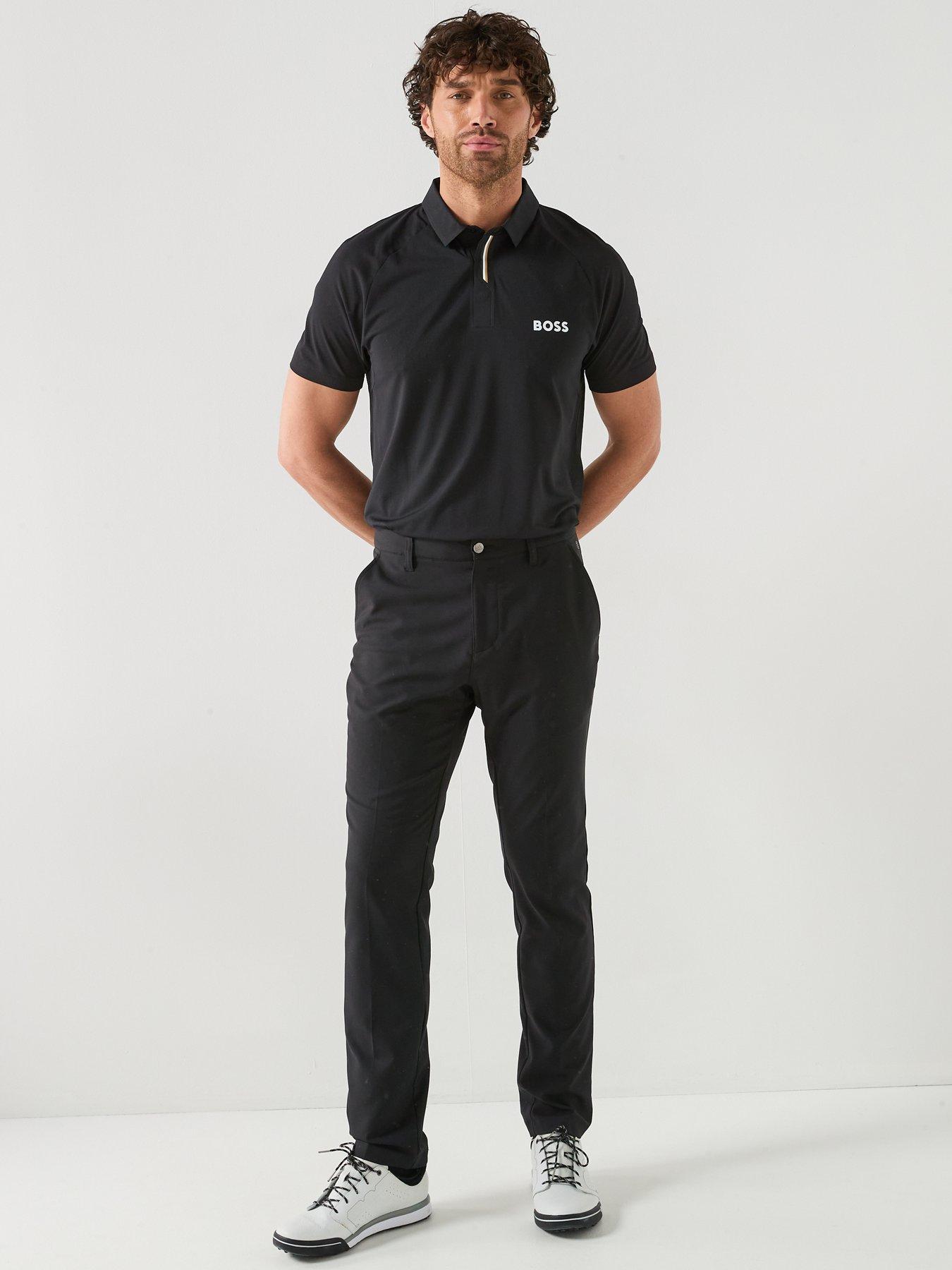 Image 3 of 5 of BOSS Mens Golf Paddy Tech Polo - Black