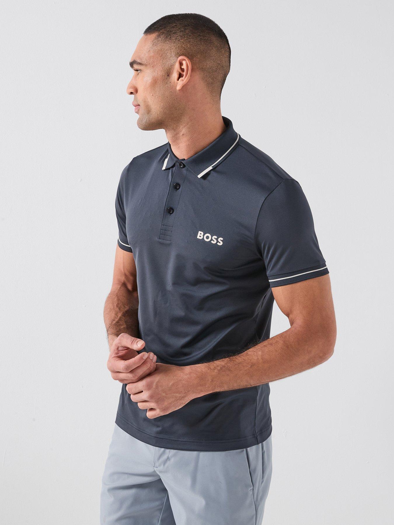 BOSS Mens Golf Paul Pro Polo - Blue
