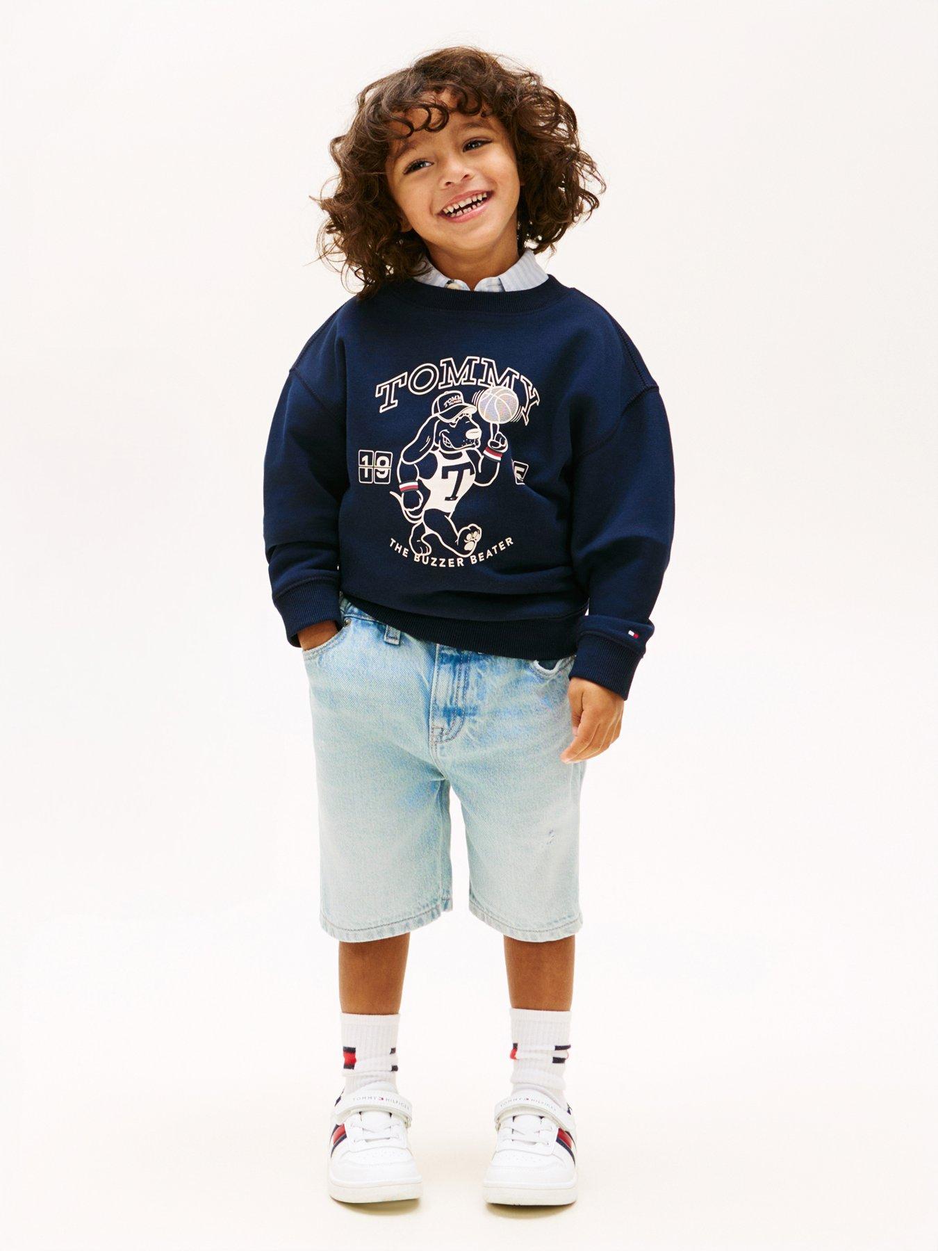 Tommy Hilfiger Younger Boys Straight Shorts - Blue
