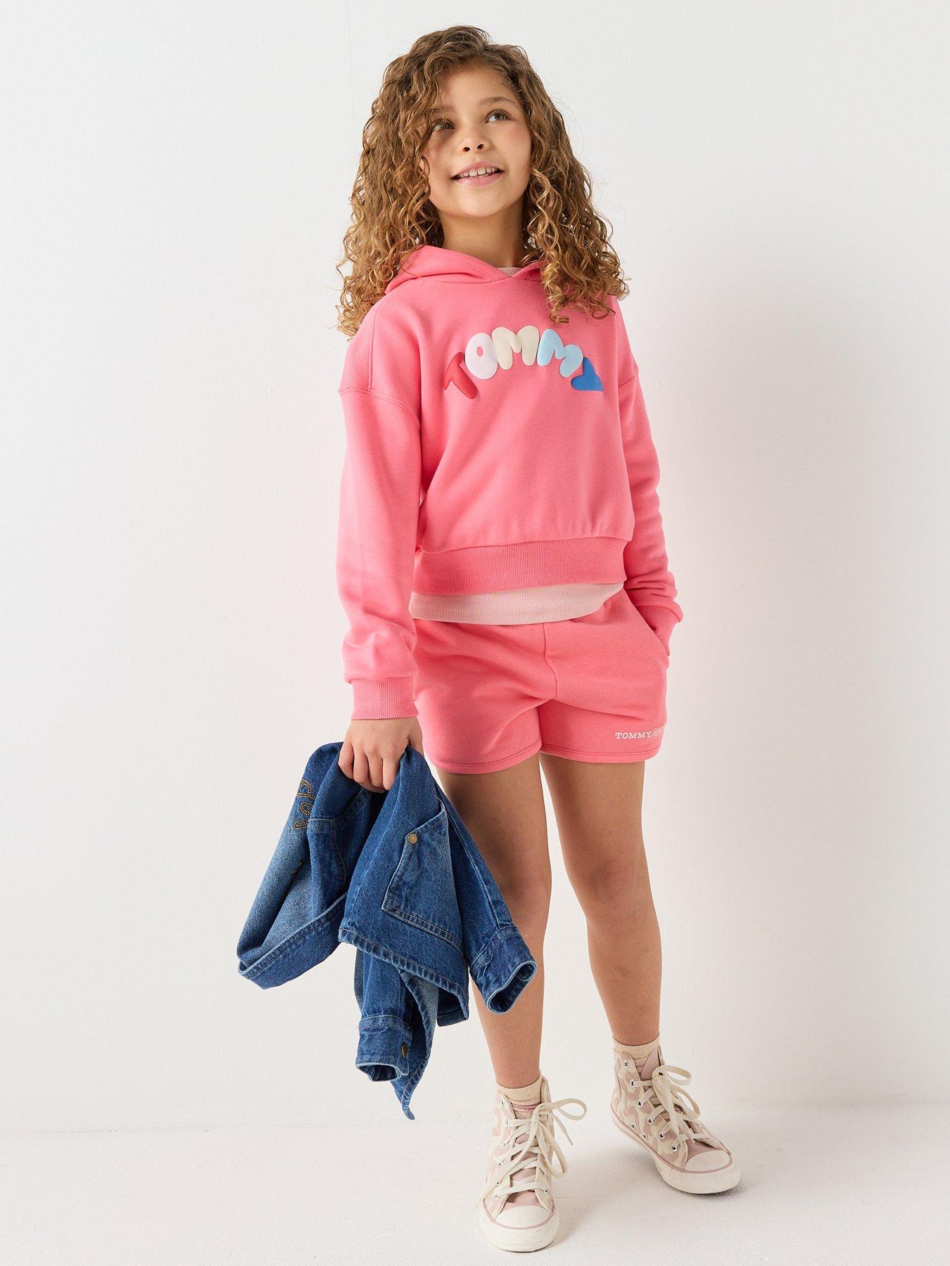 Tommy Hilfiger Girls Glitter Short - Pink