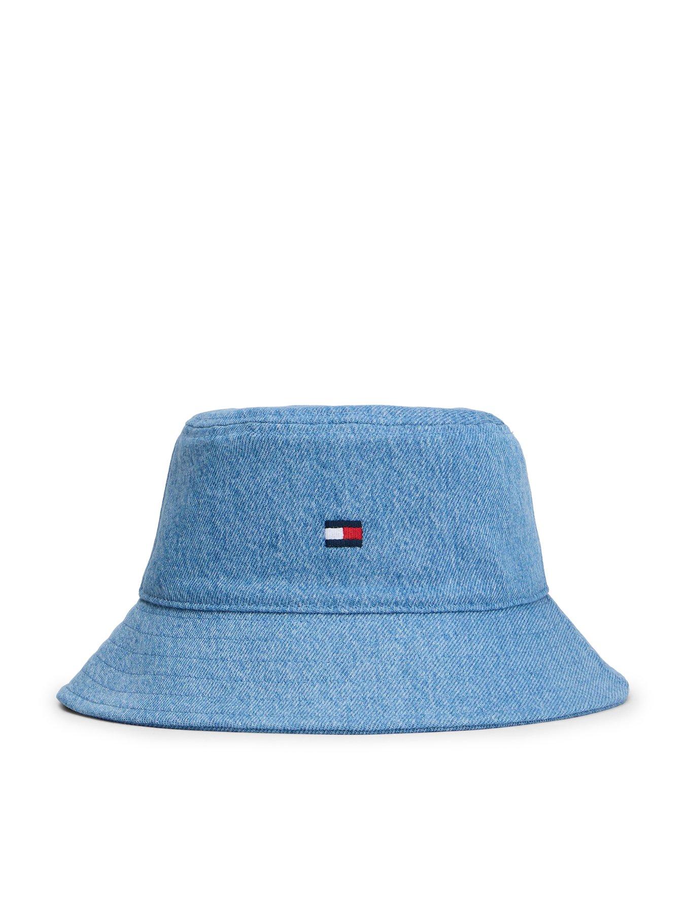 Tommy Hilfiger Kids Flag Denim Bucket Hat - Blue