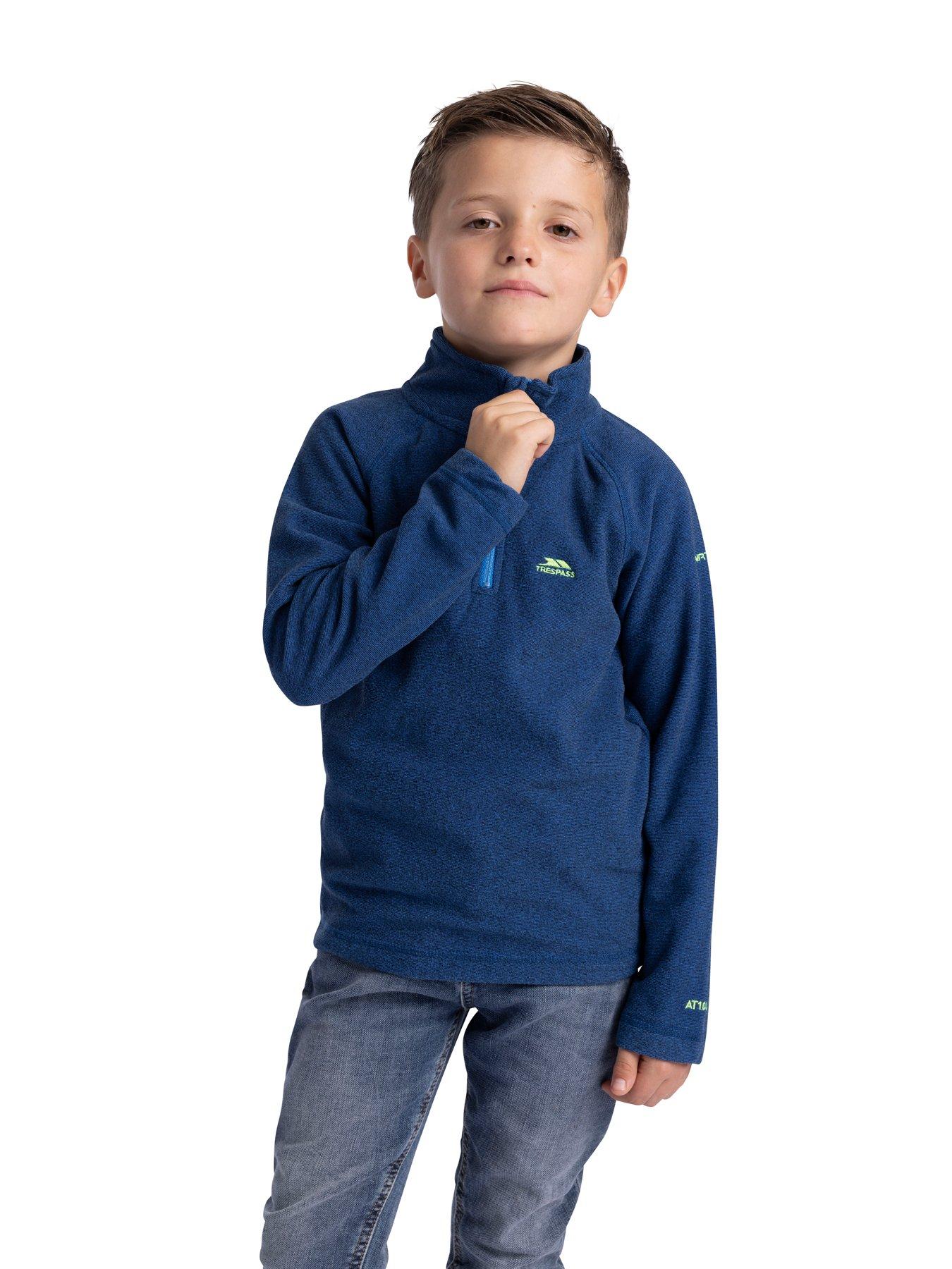 Trespass Boys Keynote Fleece, Blue, Size 11-12 Years