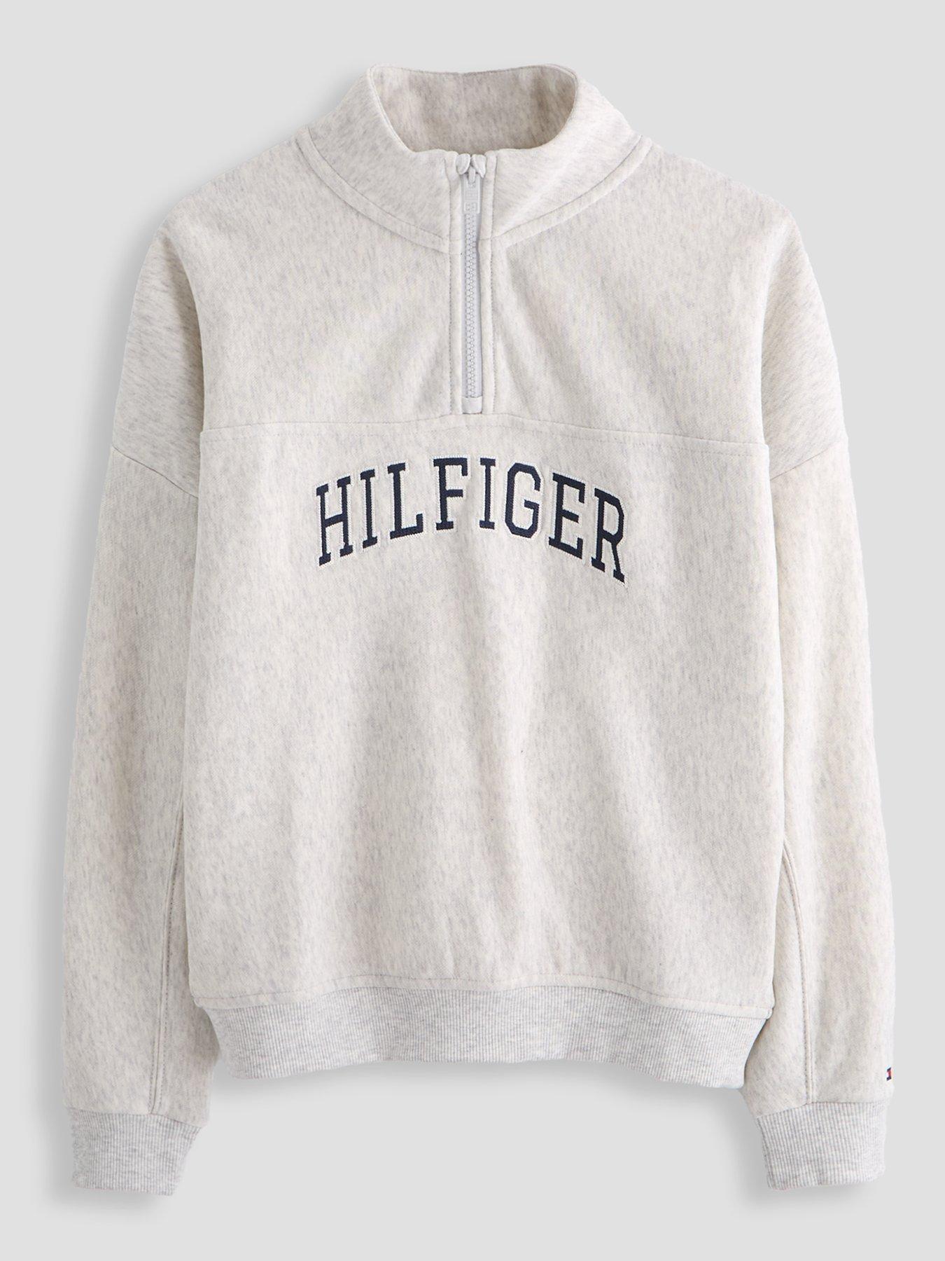 Tommy Hilfiger Boys Varsity Zip Sweatshirt - Grey