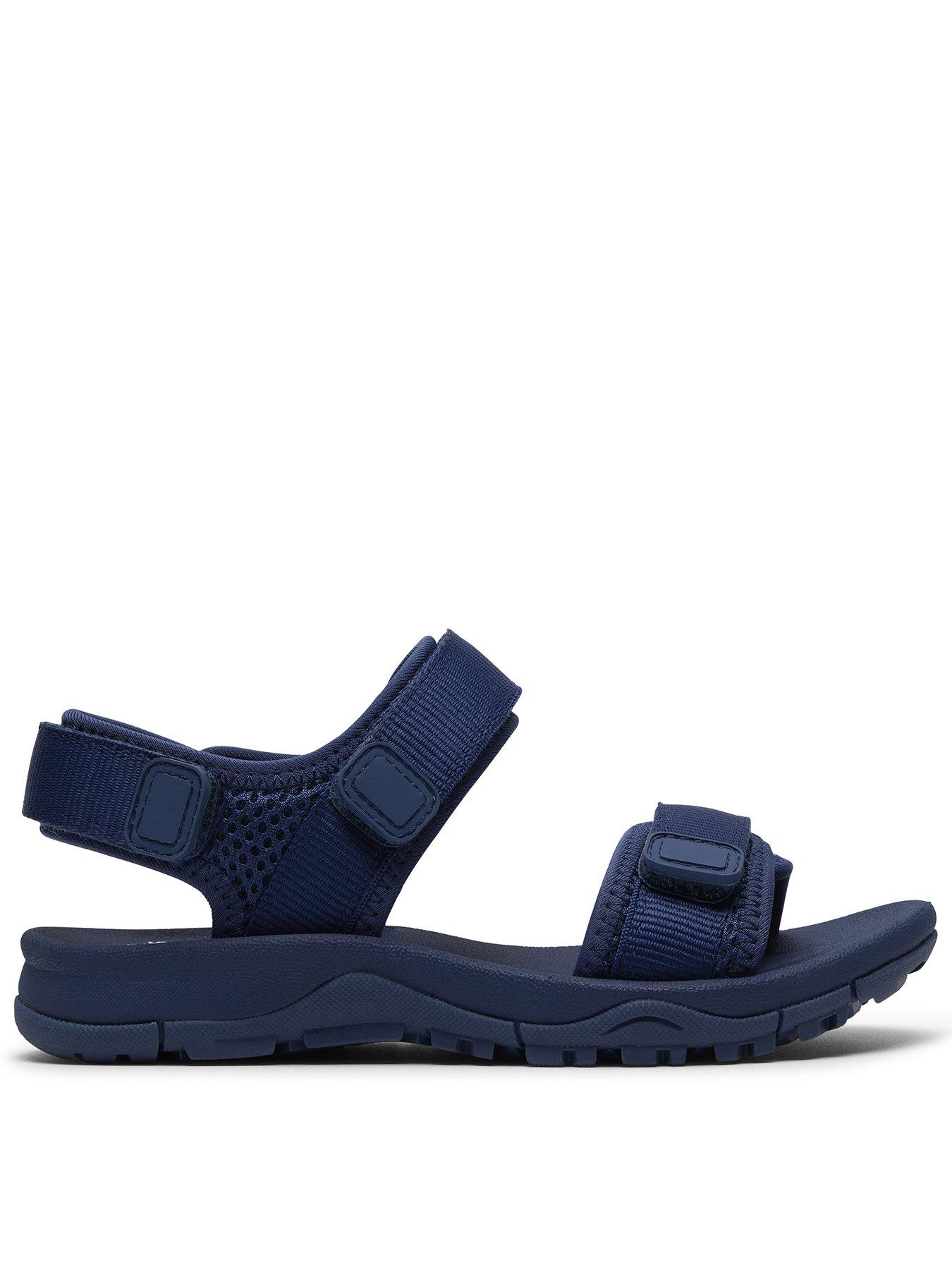 Clarks Junior Wharf Tide Sandal - Navy