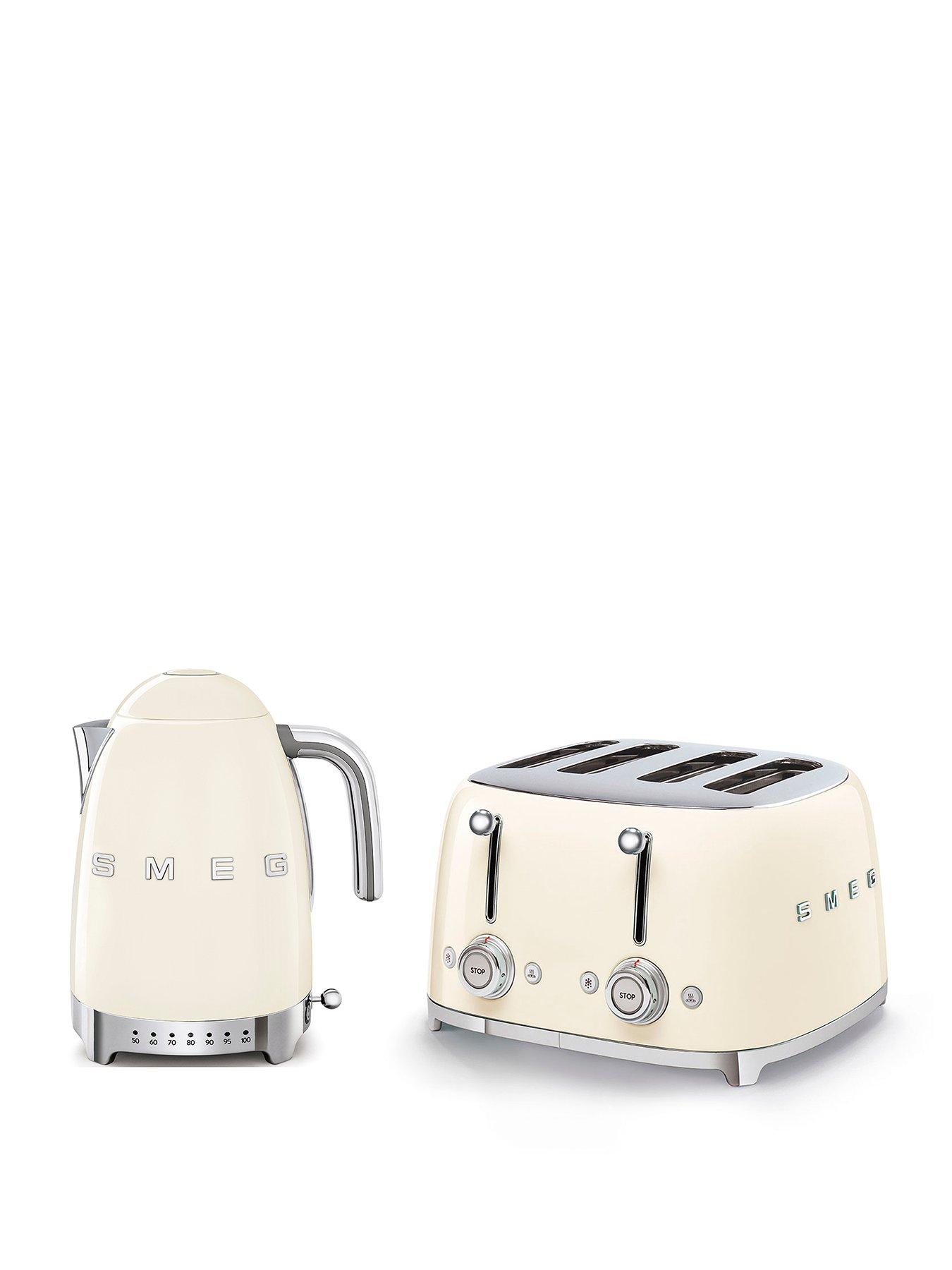 smeg-variable-temperature-kettle-and-4-slice-toaster-bundle--cream