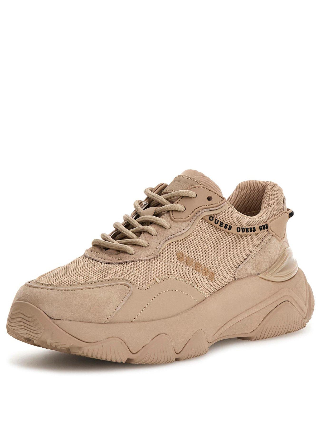 Image 2 of 5 of Guess Jeans Mickola Chunky Sneaker - Beige