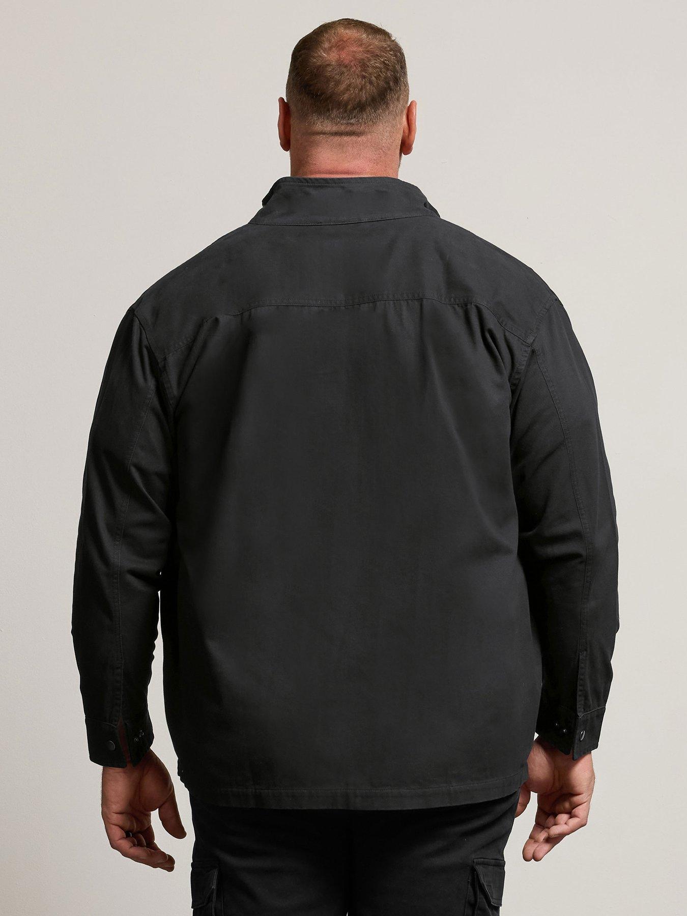 Image 2 of 4 of BadRhino Zip Through Utility Jacket - Black