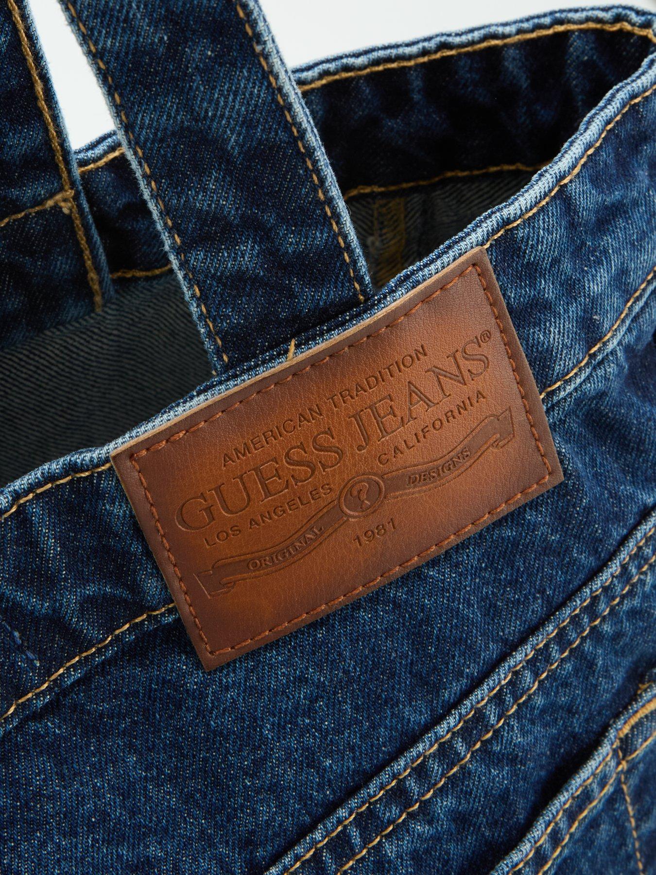 Image 6 of 6 of Guess Denim Tote Bag - Blue