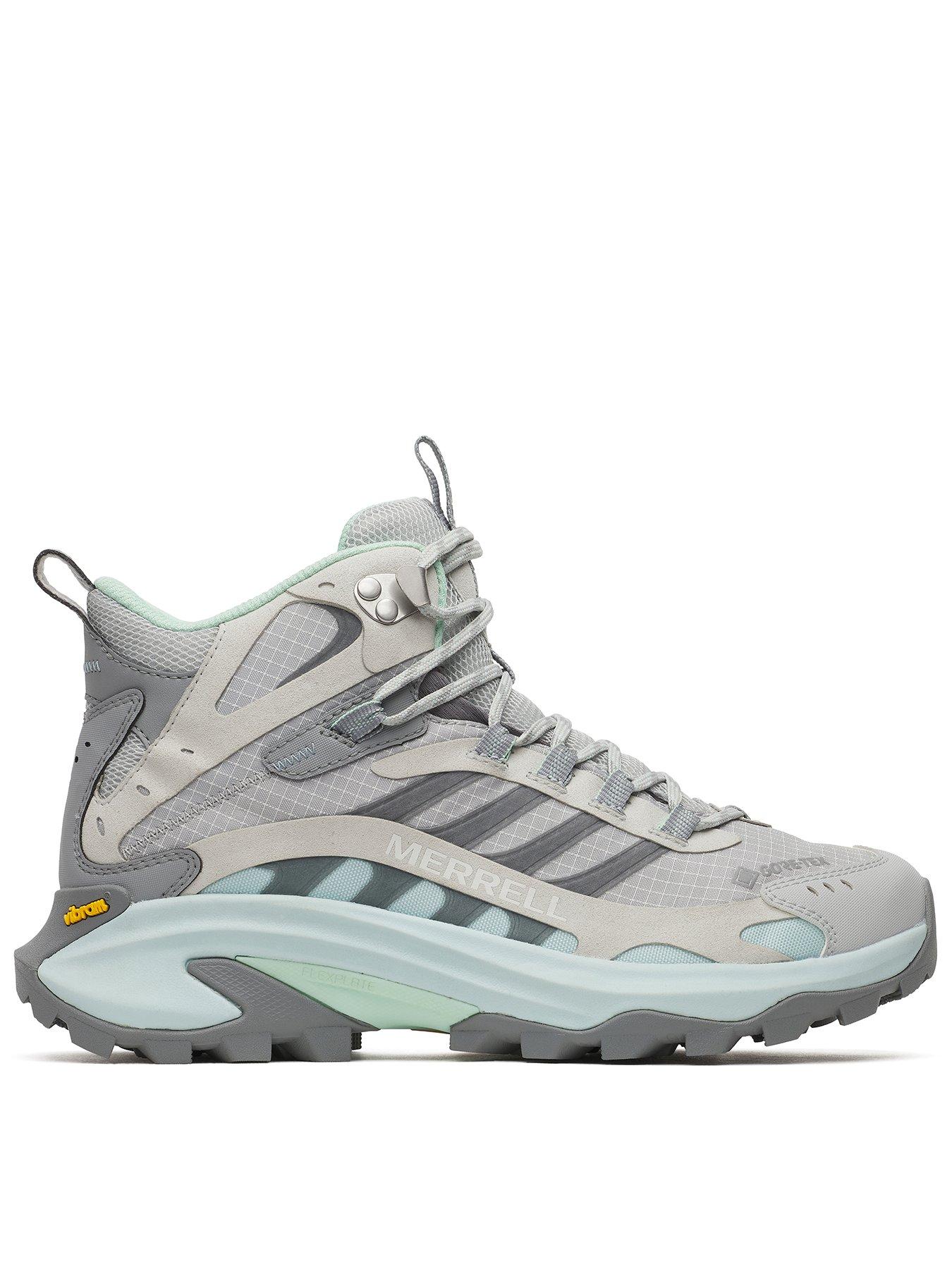 Image 1 of 5 of Merrell Womens Moab Speed 2 Mid Goretex Hiking Boots - Grey
