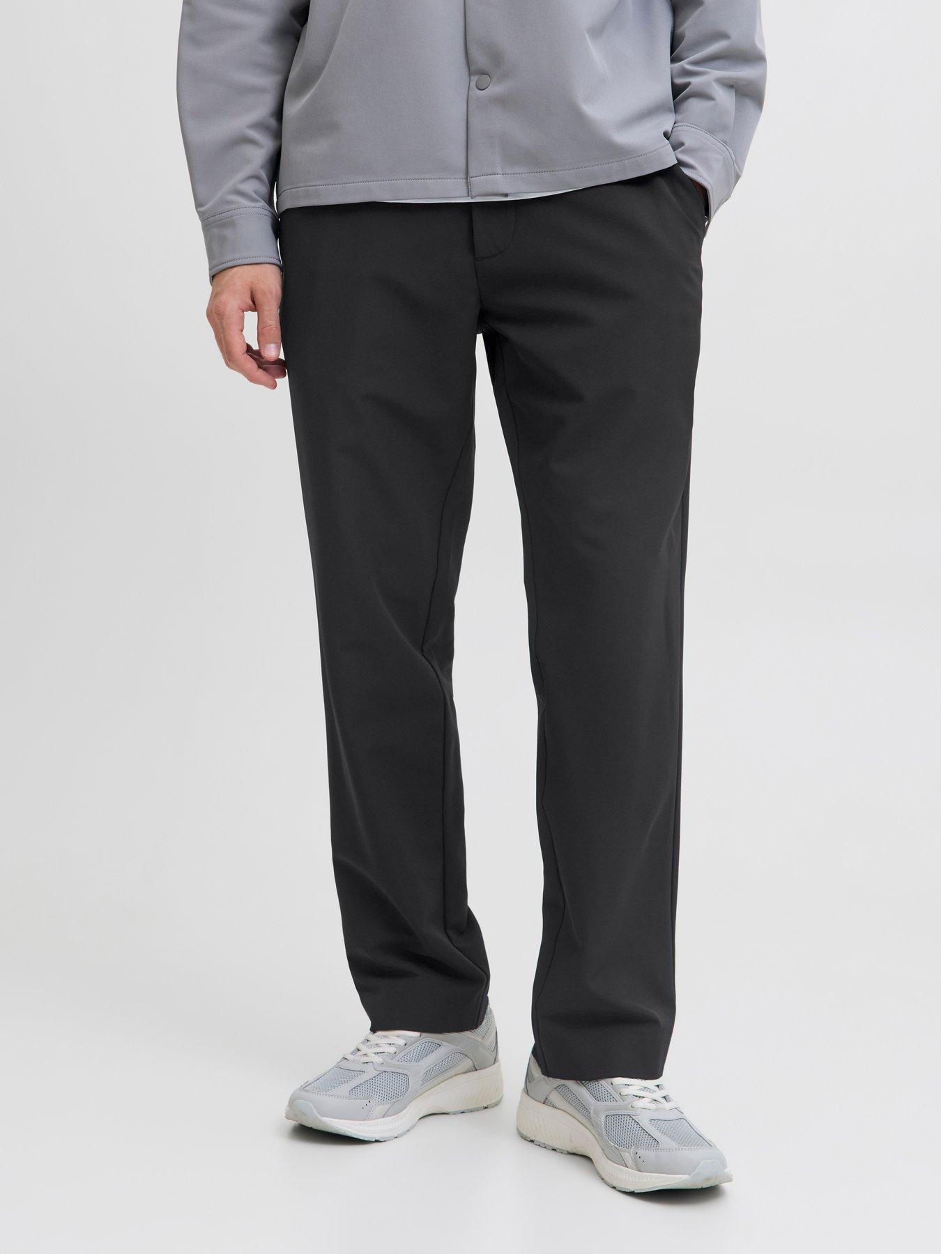 Jack & Jones Kane Commute Travel Smart Elasticated Trouser - Black