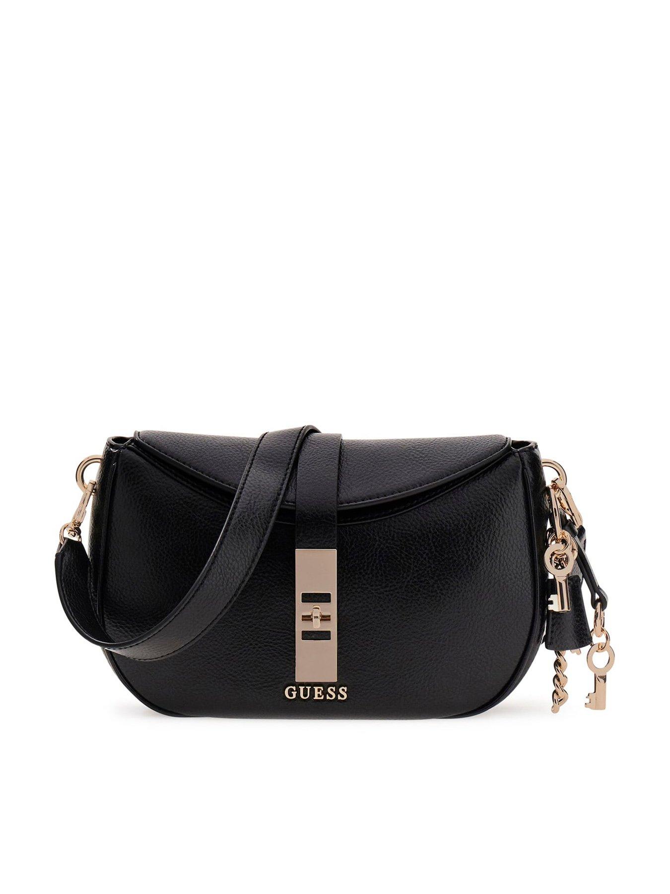 Image 1 of 5 of Guess Jeans Brooke Shoulder Bag - Black
