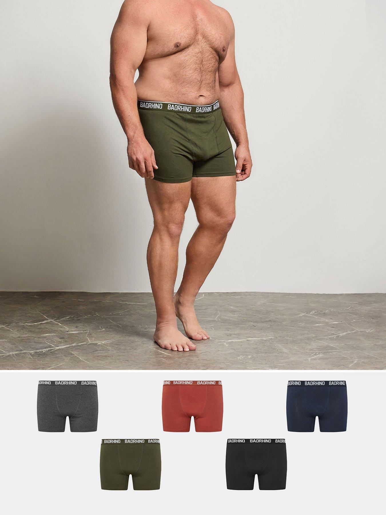 BadRhino 5 Pack Boxer Shorts - Multi