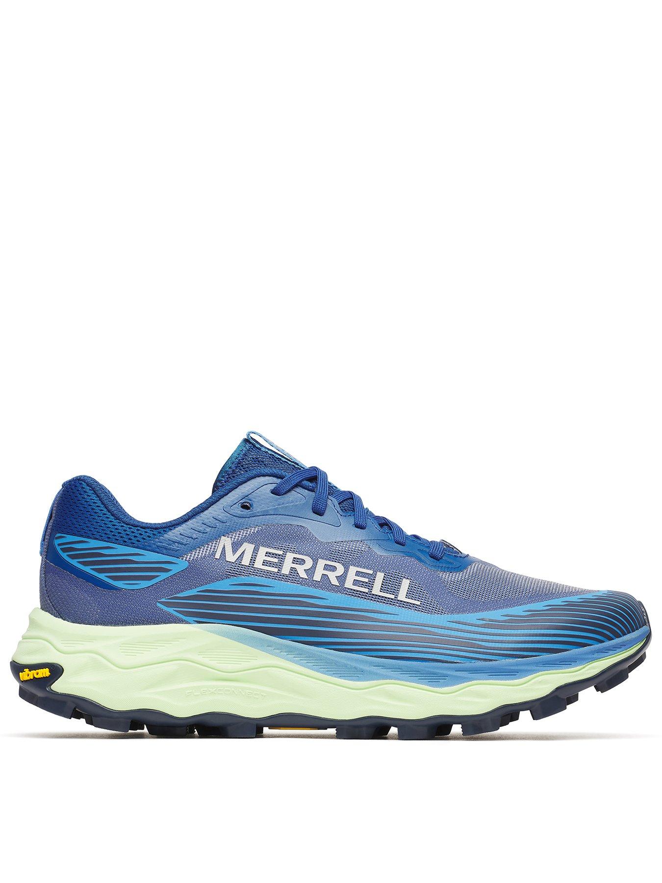 Merrell: Mens Trail Running Agility Peak 6 Trainers - Blue