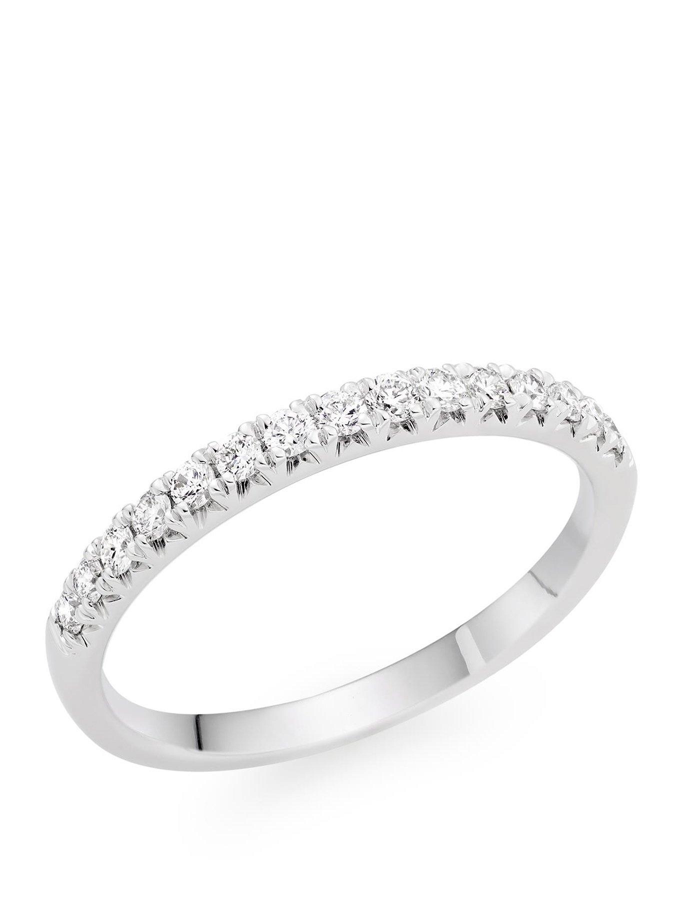 Beaverbrooks 9ct White Gold Diamond Ring