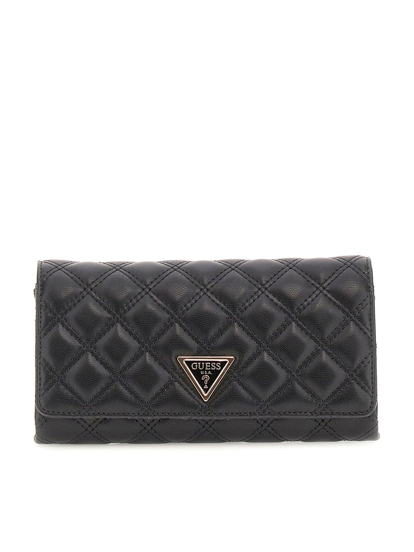 Guess Jeans Giully II Crossbody Flap Organizer Bag - Black