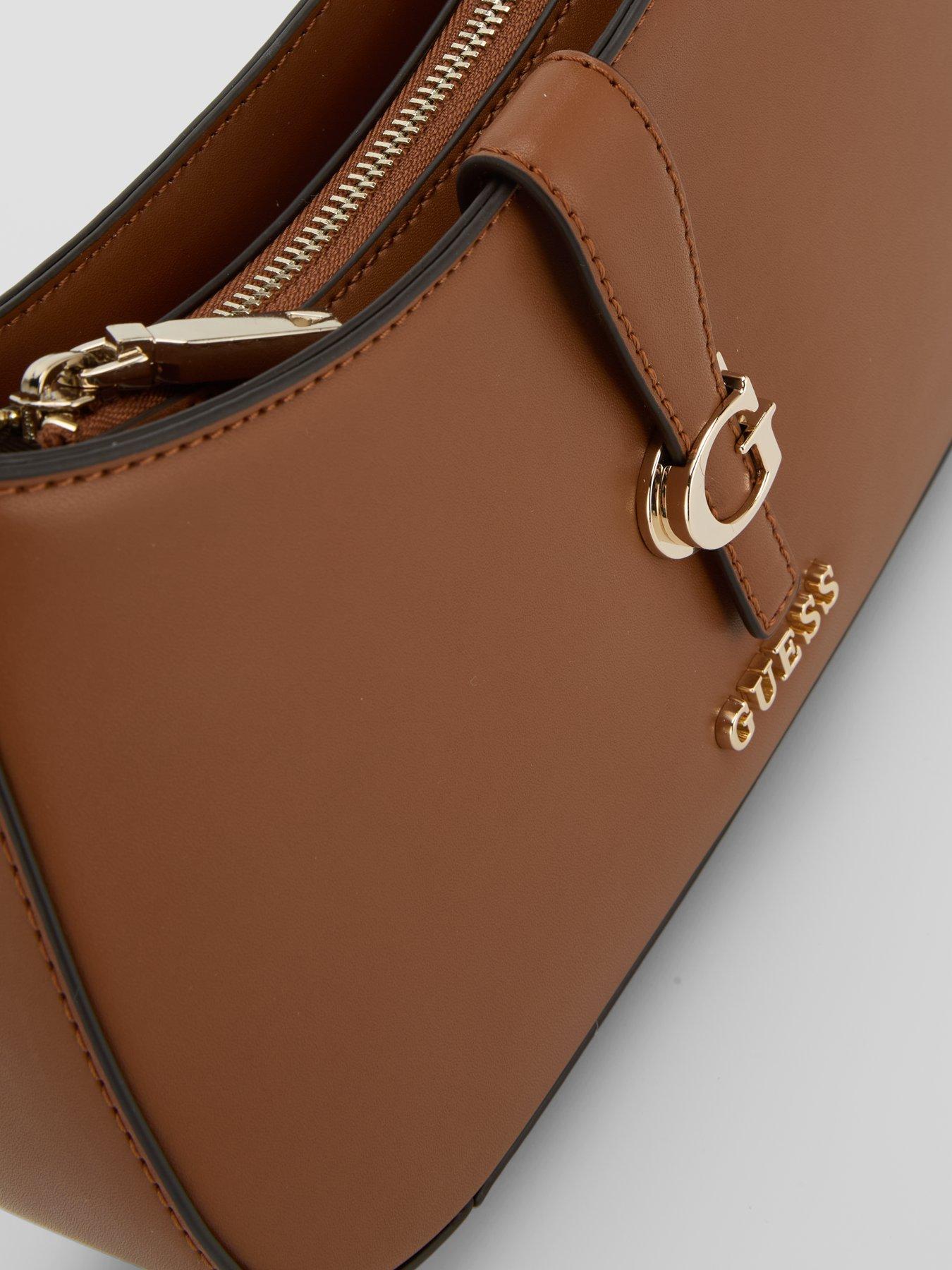 Image 3 of 6 of Guess Jeans Carrie Top Zip Shoulder Bag