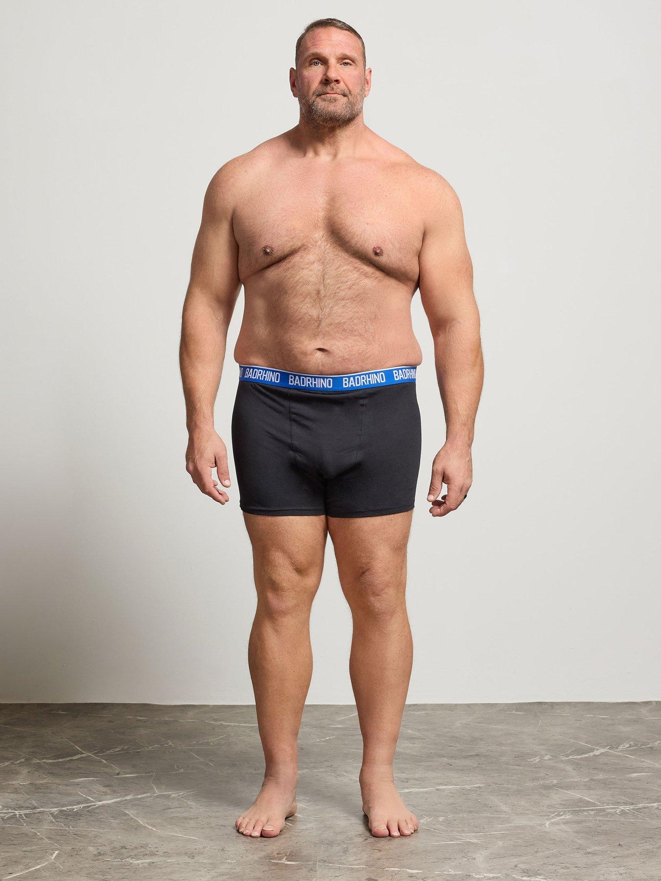 Image 3 of 3 of BadRhino 5 Pack Boxer Shorts - Black