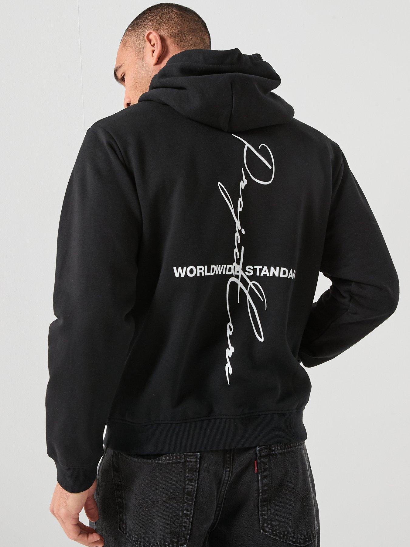 Jack & Jones Cover Graphic Hoodie - Black
