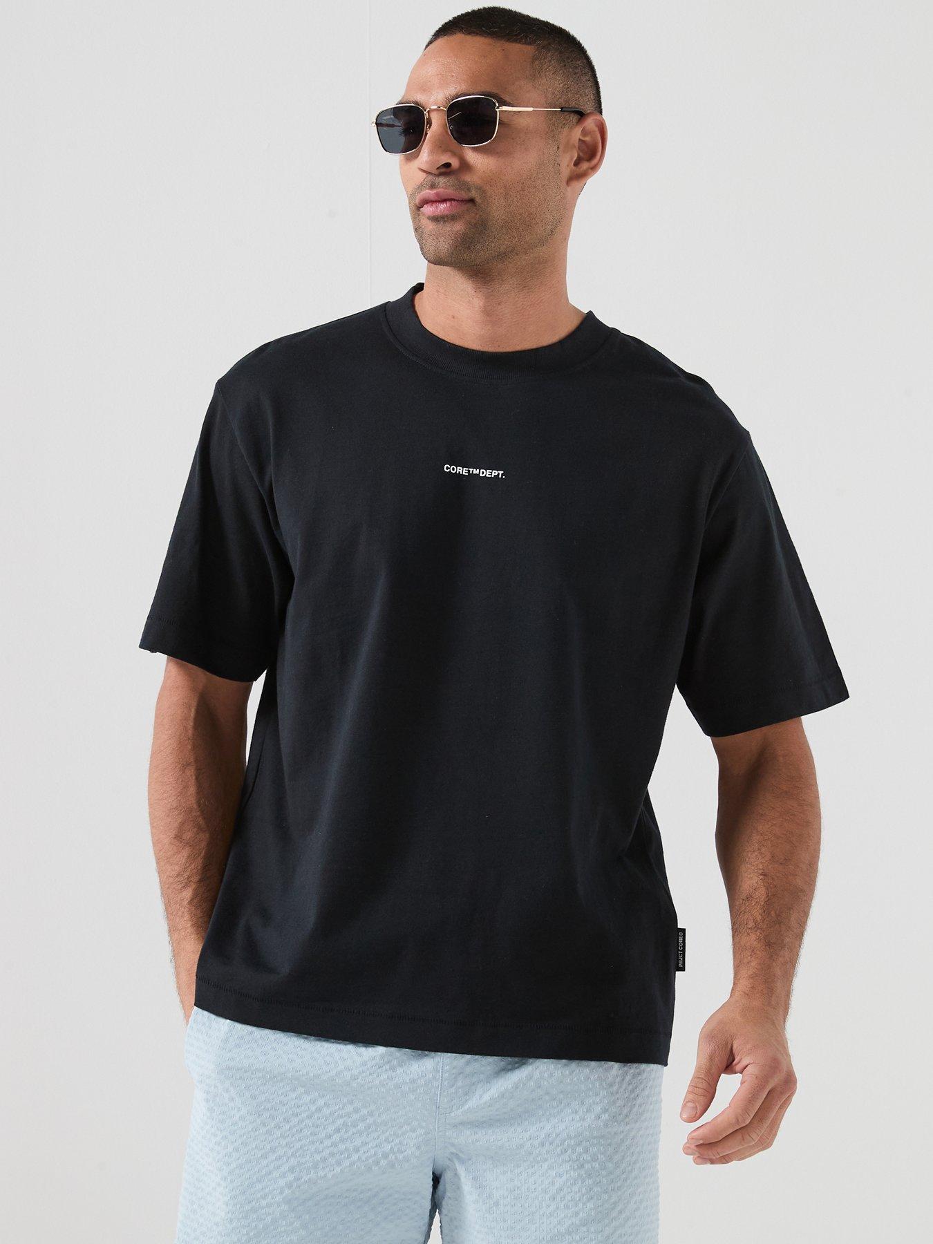 Jack & Jones Cover Script Back Graphic T-Shirt - Black