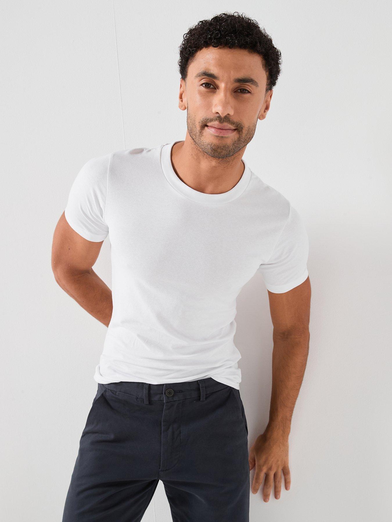 Jack & Jones Short Sleeve Muscle T-Shirt - White