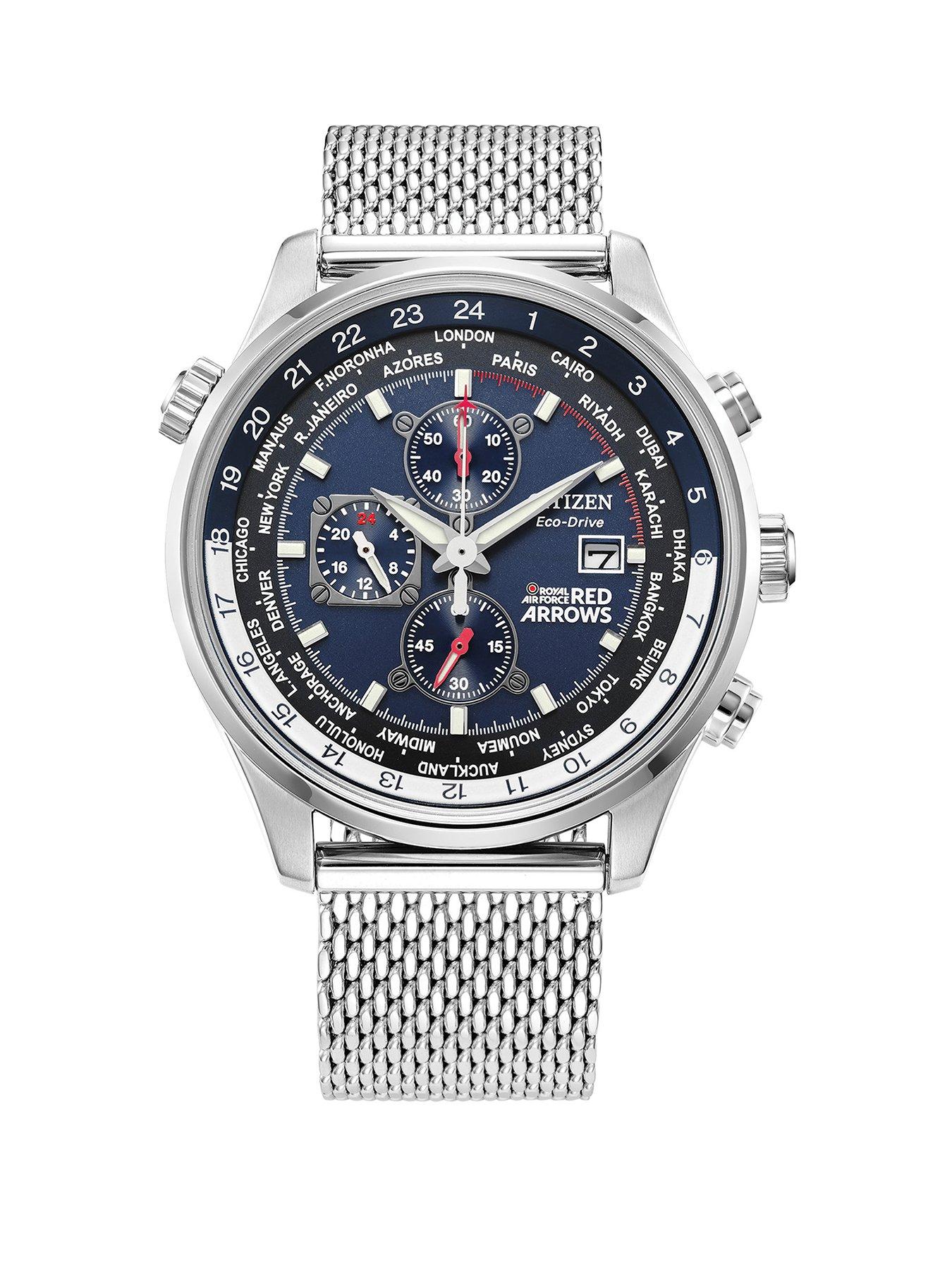 Citizen Mens Red Arrows Blue Dial Chronograph Watch - Multi