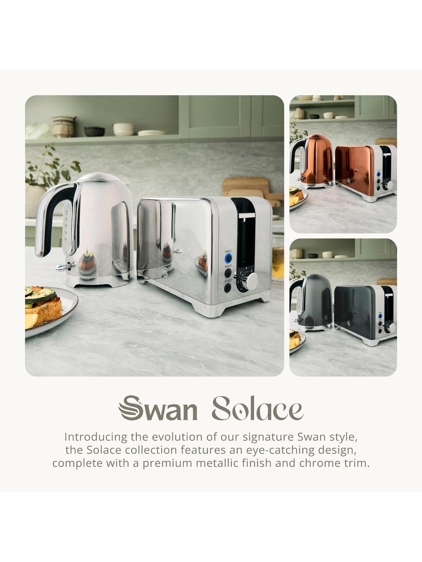Image 5 of 7 of Swan Solace 2 Slice Toaster Stainless Steel