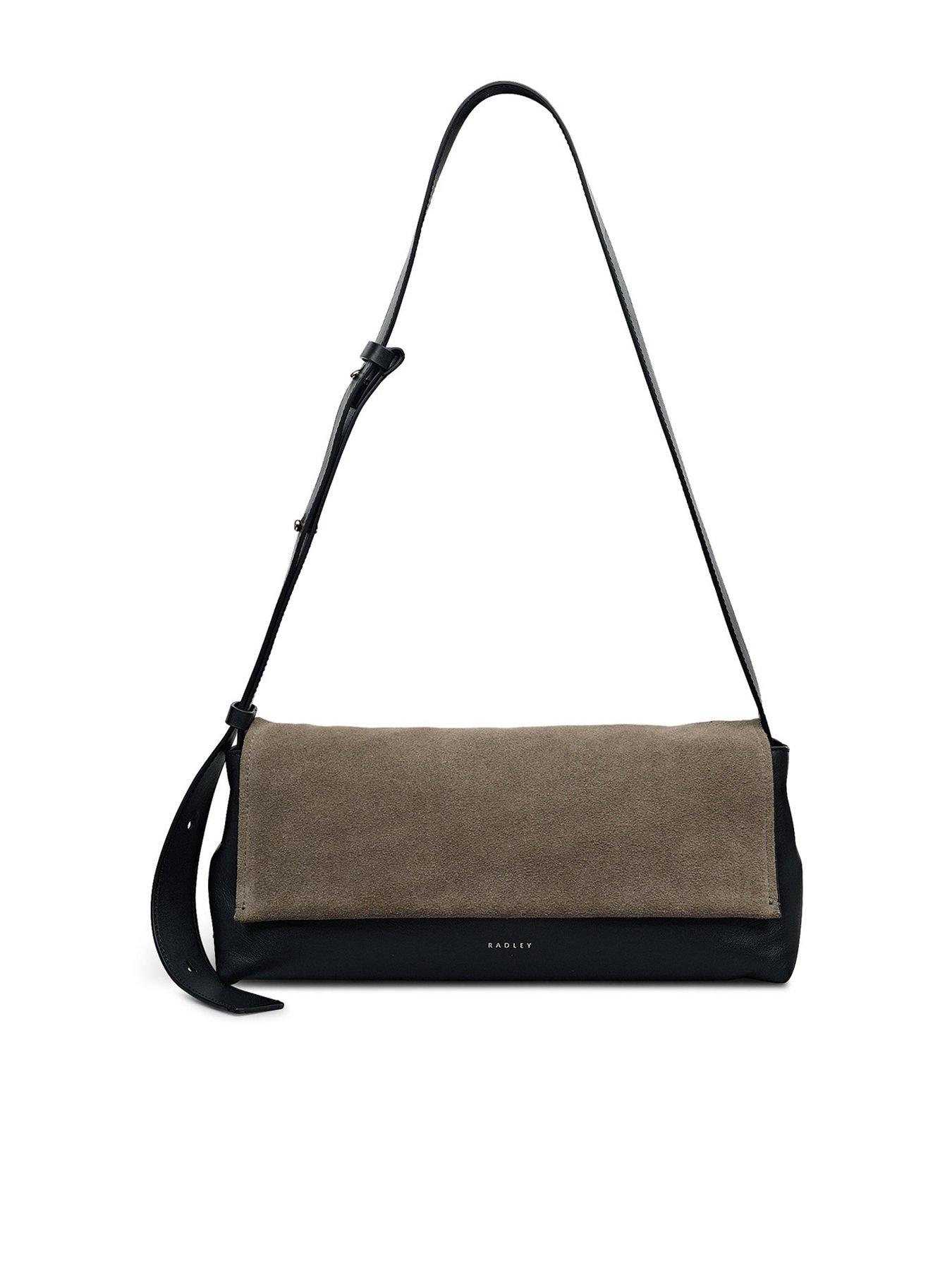 Image 1 of 5 of Radley The Annabel - Suede Medium Flapover Shoulder